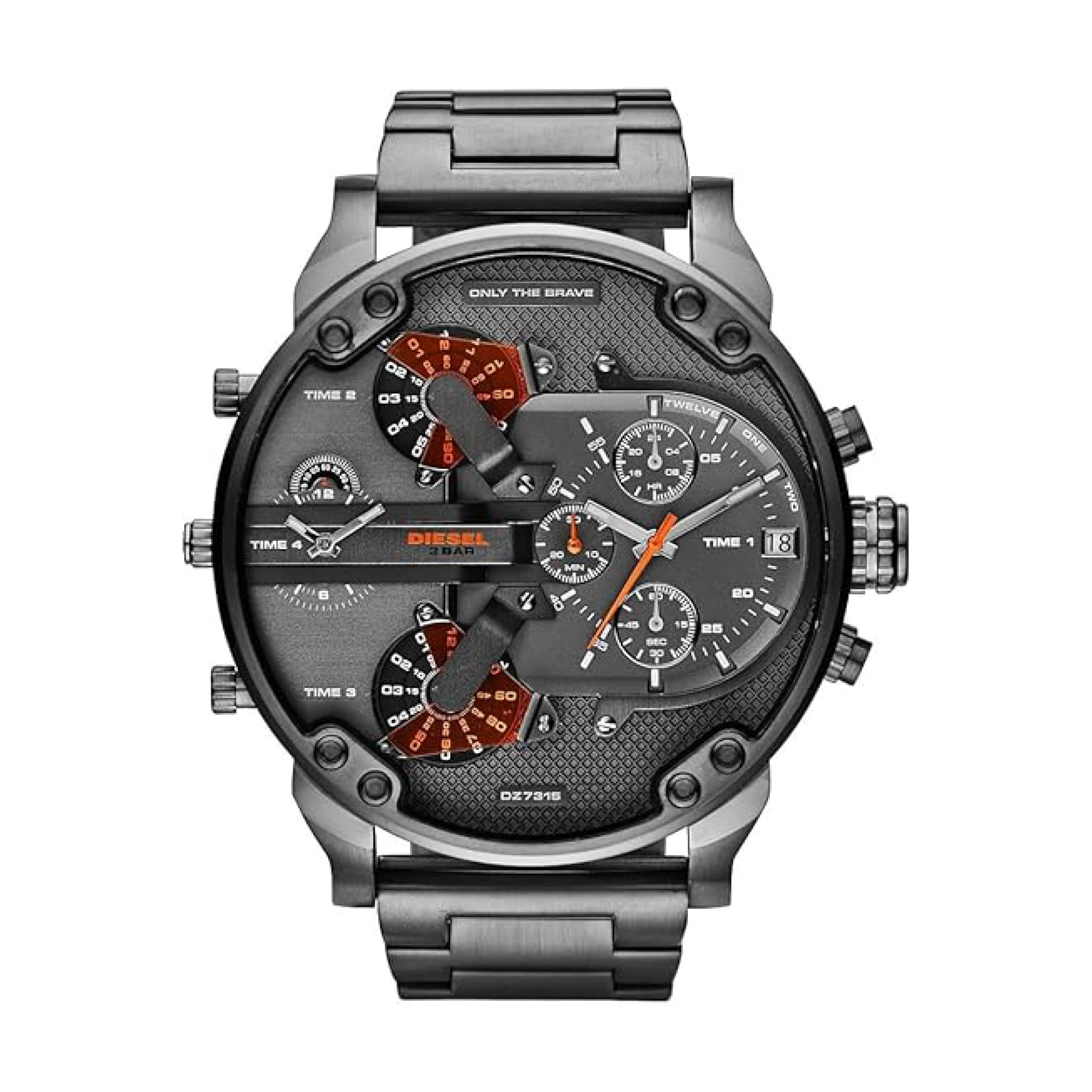 Maicrogear Dz7315 Mens Mr. Daddy 2.0 Stainless Steel Chronograph Quartz Watch,Dial-Black (B0BXJB5LXL) Amazon Price History, Amazon Price Tracker