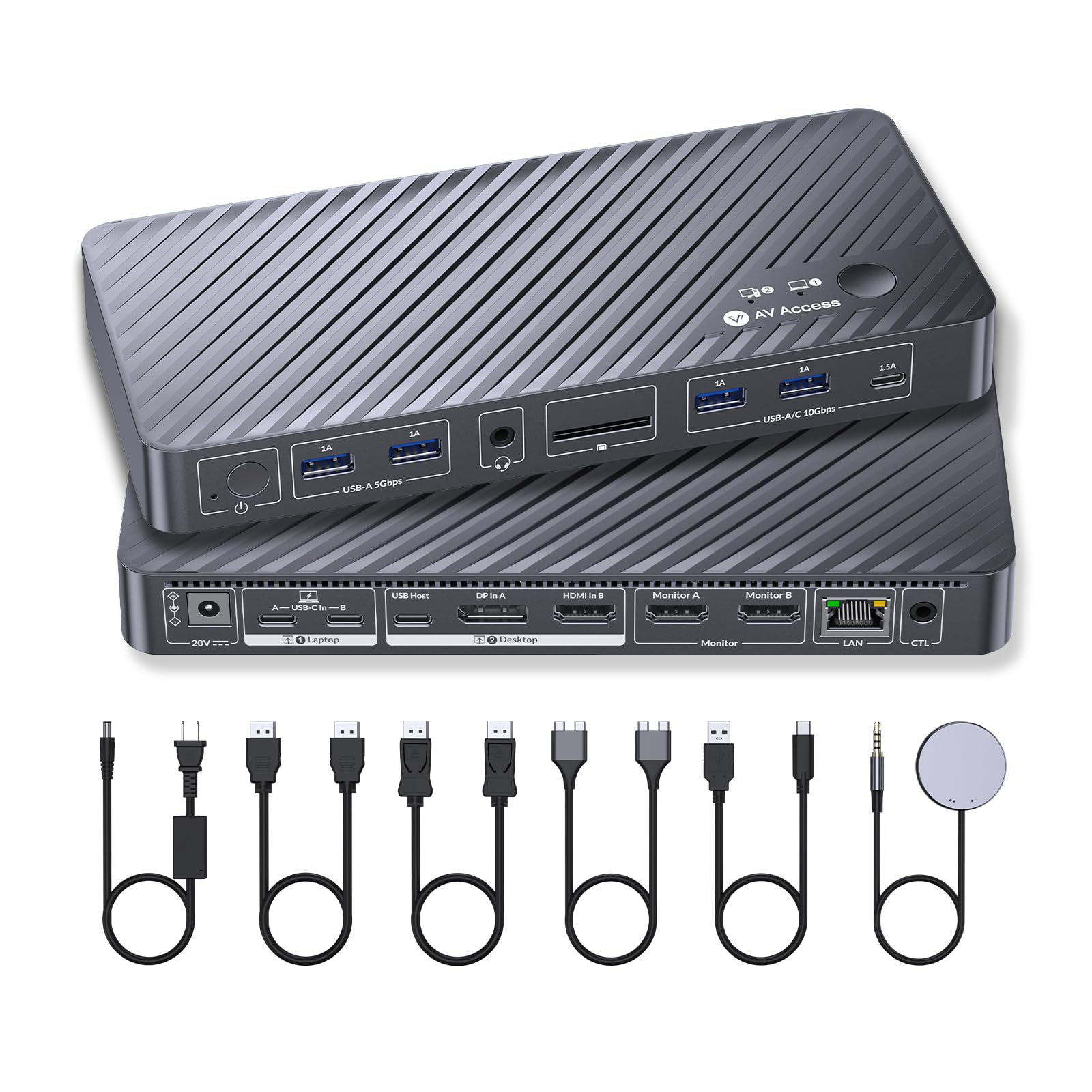 Amazon.co.jp: AV Access KVMスイッチ ドッキングステーション for