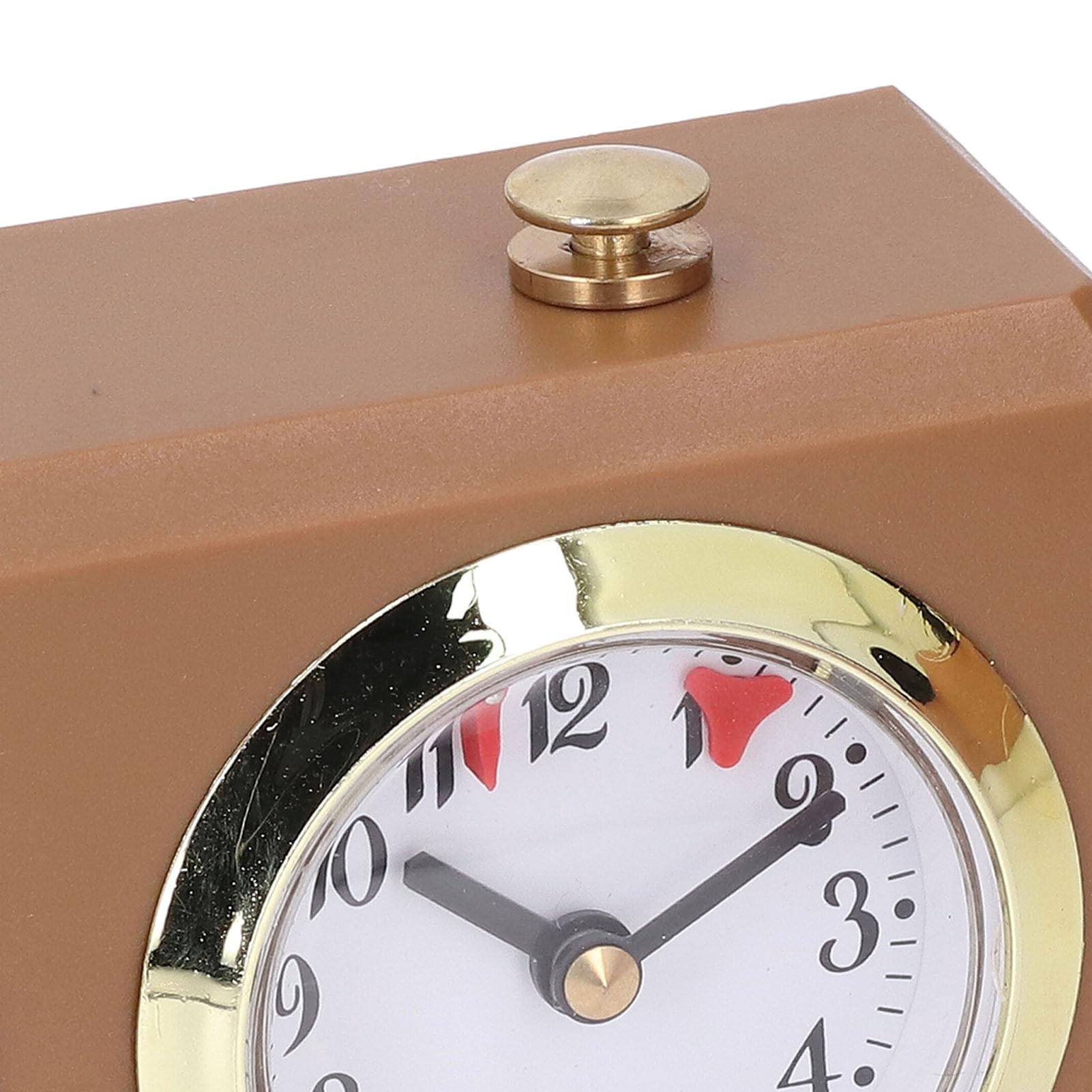 Minuterie D'échecs Analogique Professionnelle en Bois, Minuterie D'échecs, Horloge D'échecs Analogique, Jeu de société, Mécanique de Haute Précision pour Divers Jeux, Aucune