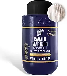 KAMALEÃO COLOR Matizador Roxo Cavalo Marinho - Neutralizador de Tons Amarelados - Efeito Perolado - Para Cabelos Loiros Platinados - 300ml