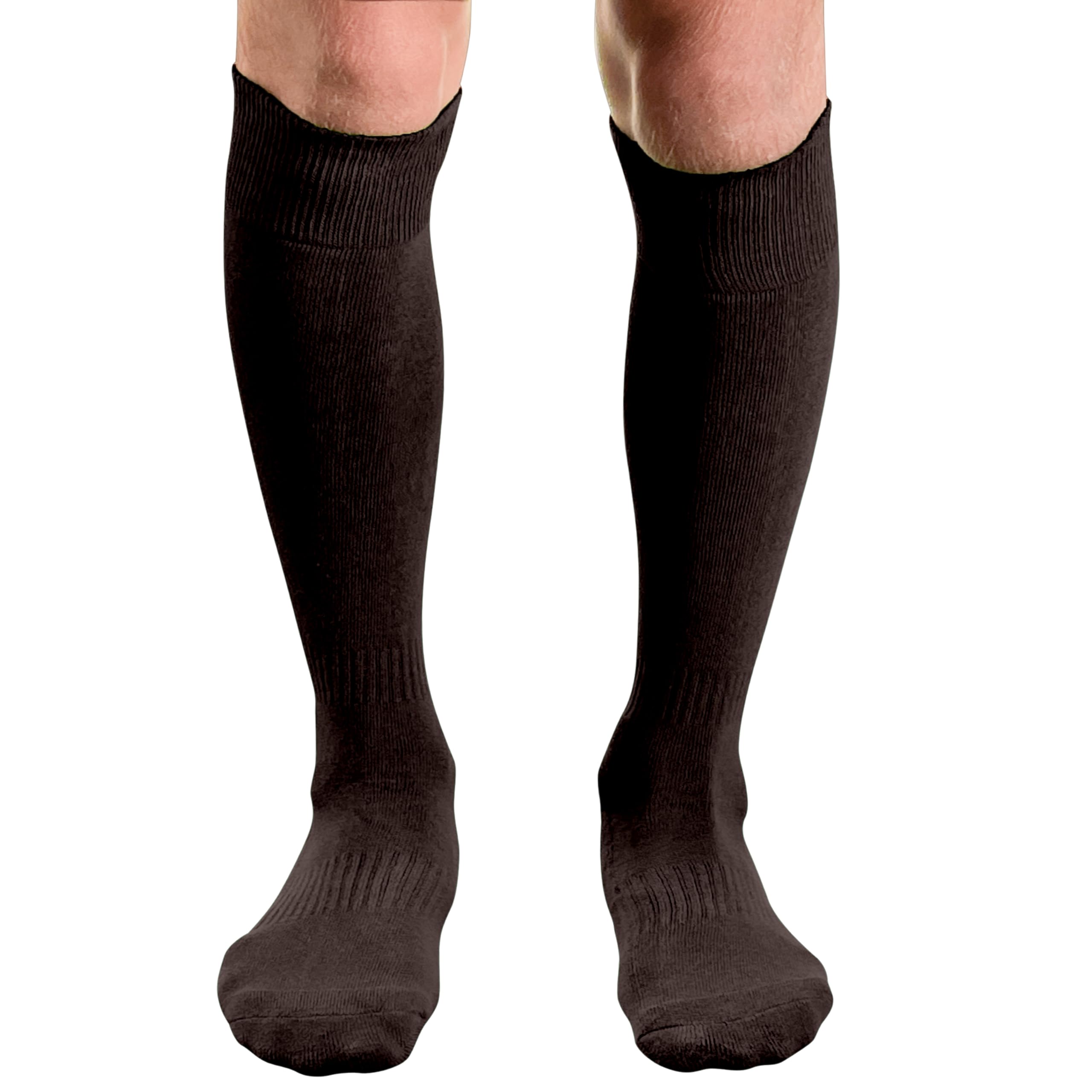 COUVER Cotton Terry-Cushioned Knee High Baseball Softball Multi-Sports Socks, 1 Pair