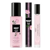 NEST New York Turkish Rose Perfume Oil &lpar;Rollerball&comma; 6 mL&rpar; & Body Mist &lpar;125 mL&rpar; - Vegan & Cruelty Free
