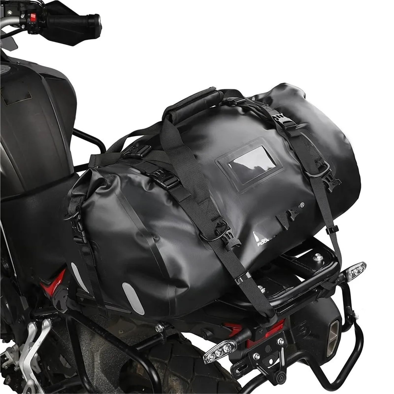 Motorradtasche Motorradtasche, 45 L, Hecksatteltasche, Strapazierfähig, Trockenes Gepäck, Outdoor-Tasche, Motorrad-Rücksitztasche, Reisetasche Für Motorradfahrer