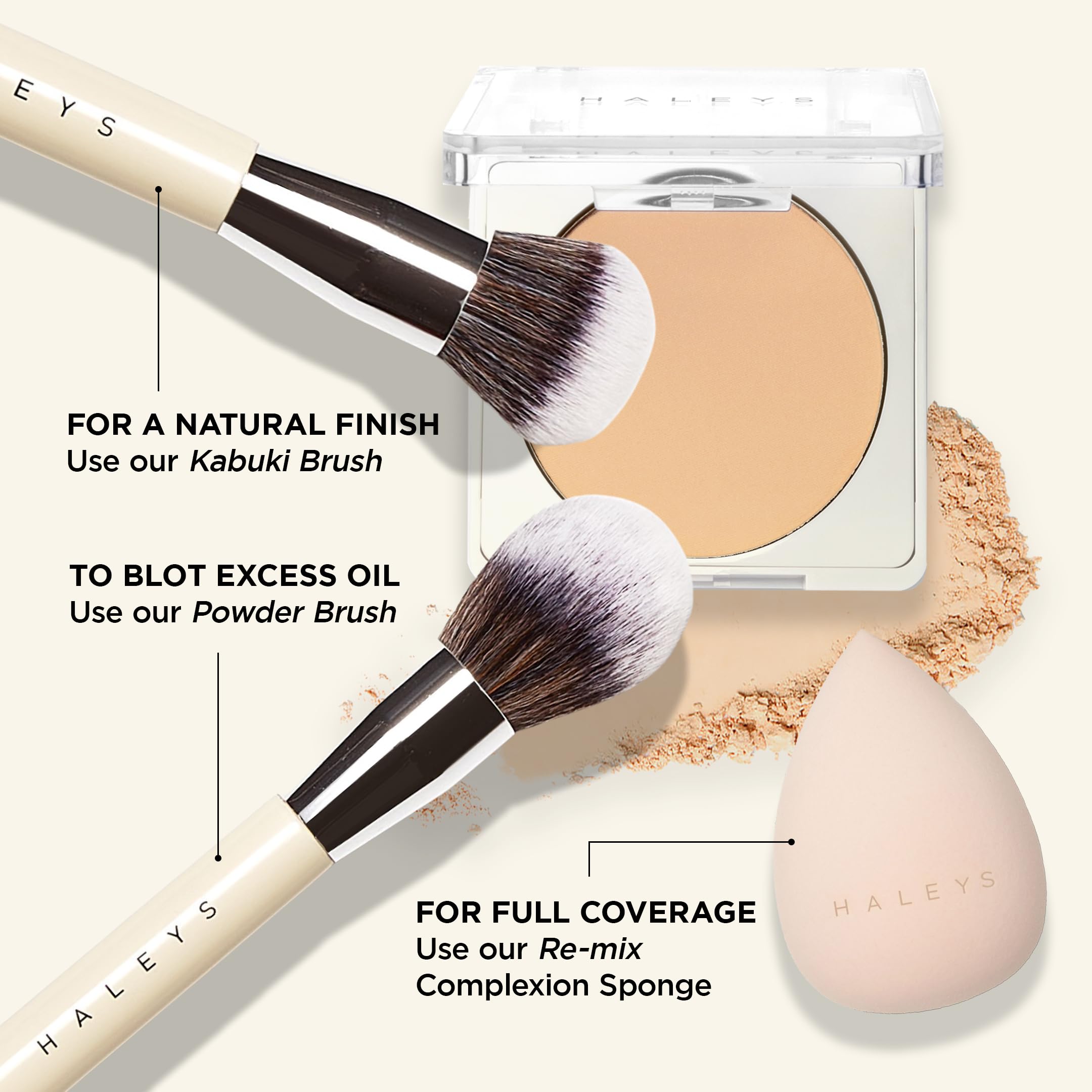 Re-cover - Maquillaje de base en polvo prensado (4.25), cobertura media a completa, control de aceite y uso cómodo durante todo el día, polvo versátil que oculta imperfecciones 7