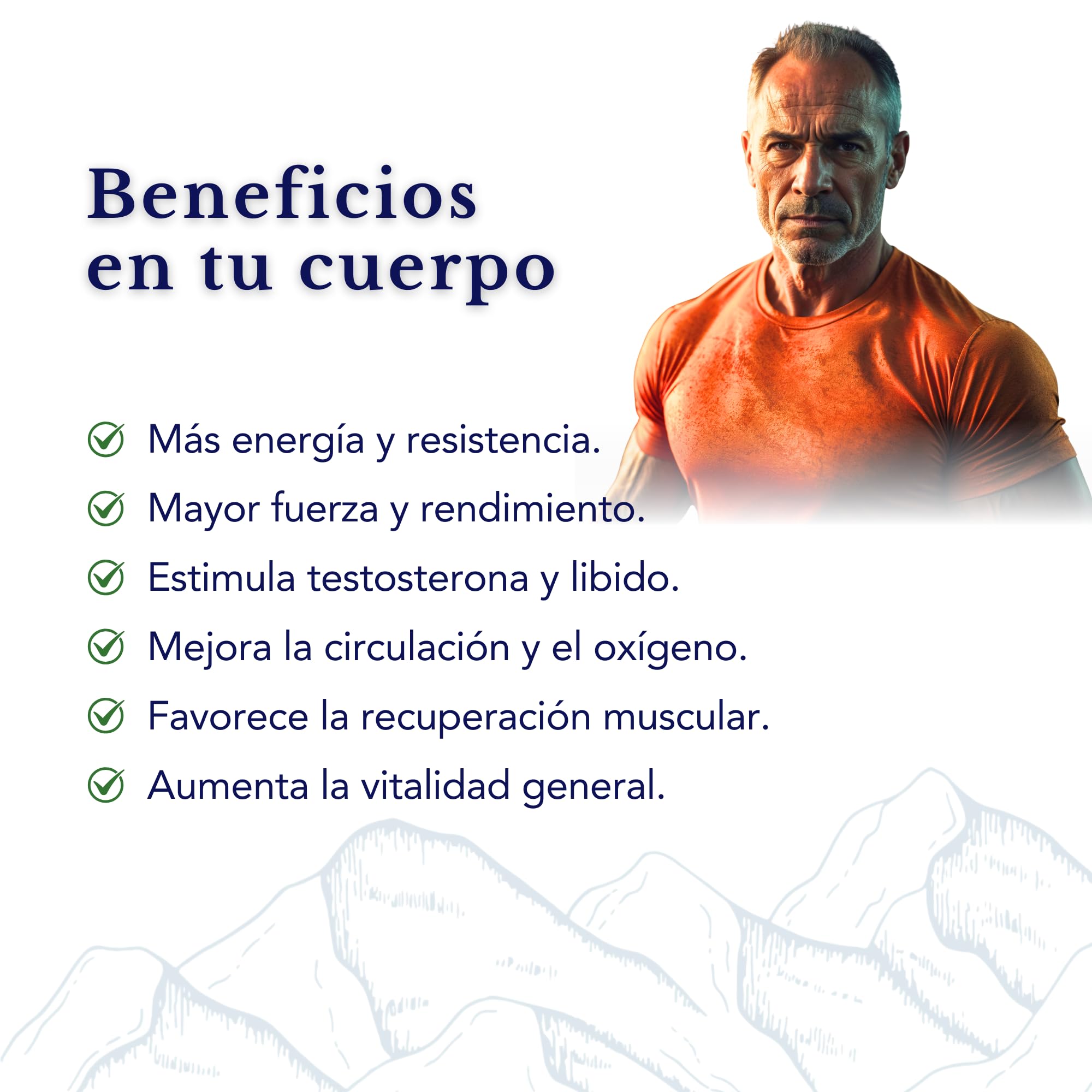 Tribulus Maca L Citrulline Cordyceps Ginseng Suplemento Vitalidad Física Mental 28 Dosis