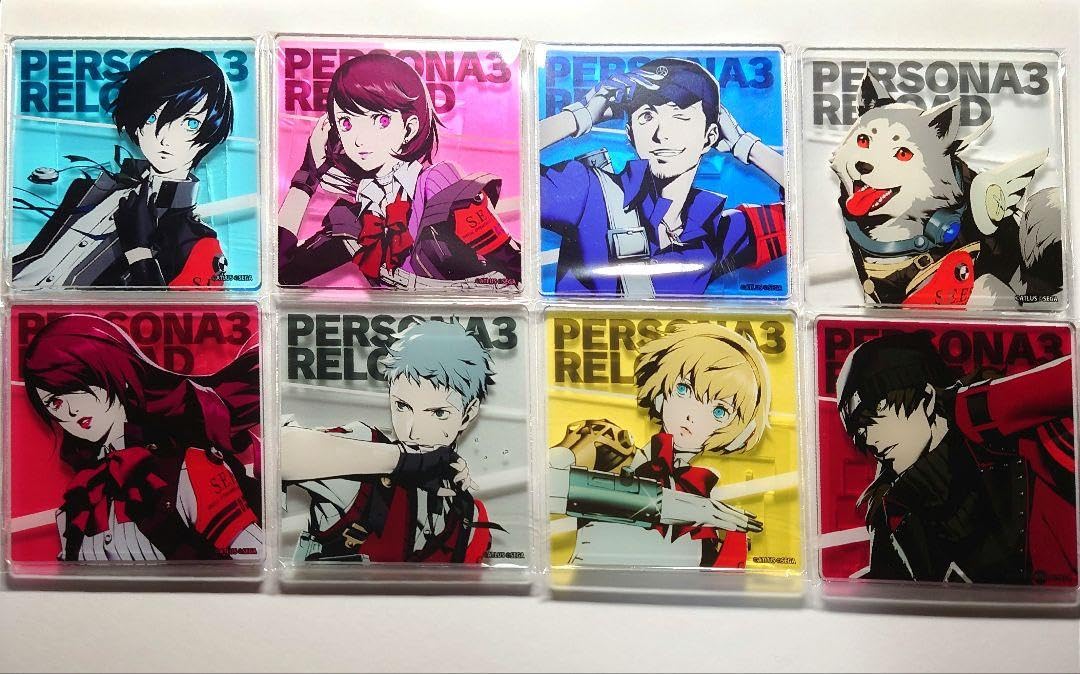 ペルソナ3リロード アクリルコースタースタンド 9種セット ペルソナ3