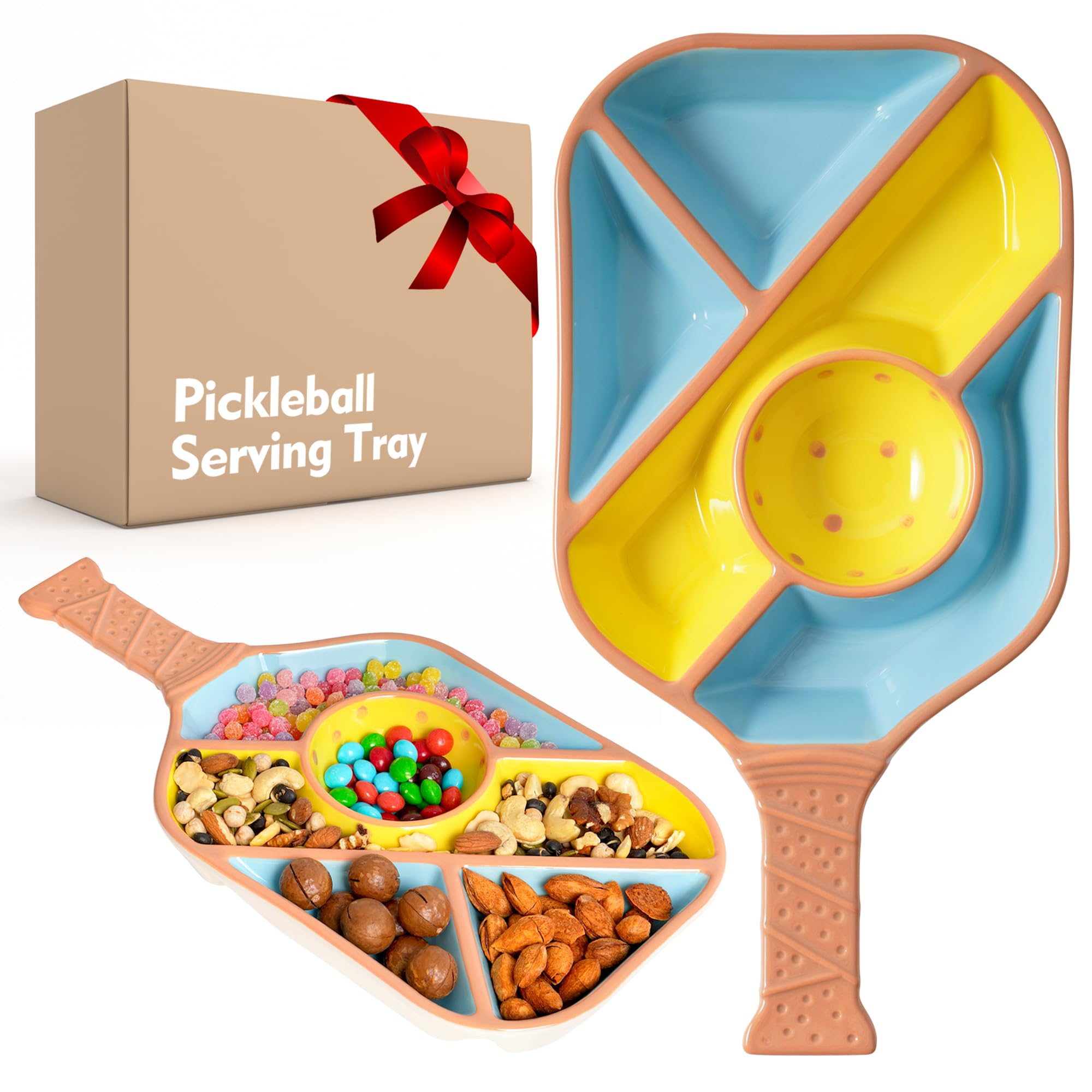 Effects Bakery 4点セット【パッチケーブル付き】 Amazon.com: Paddle Snack Tray Pickleball Serving Tray- Ceramic Bat