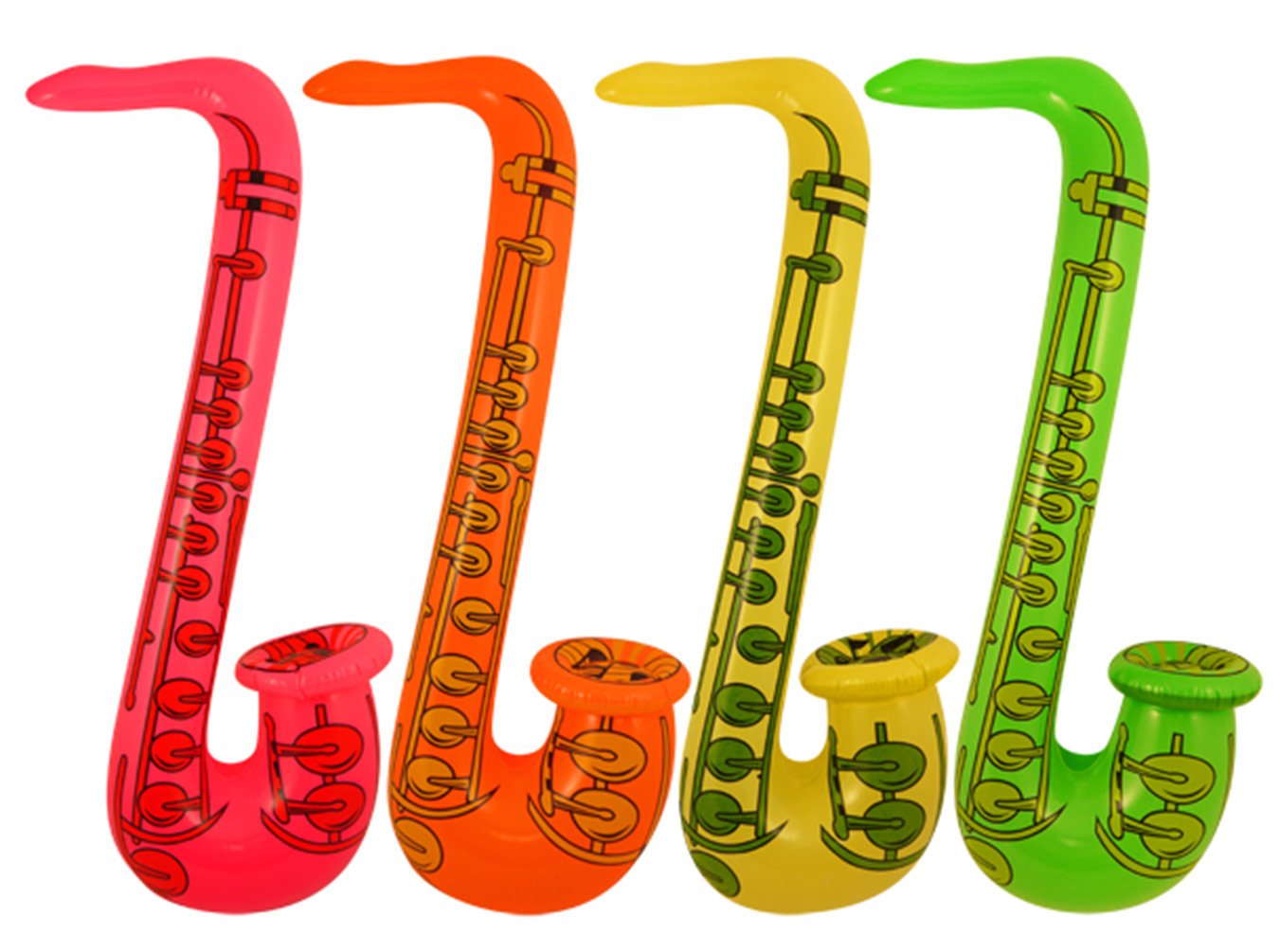 HENBRANDT 4 saxophones gonflables de 75 cm