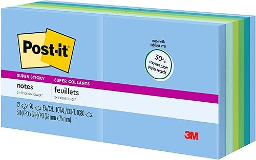 Miniatura 9 de Notas autoadhesivas Sticky Notes de Post-it, Bora Bora Collection