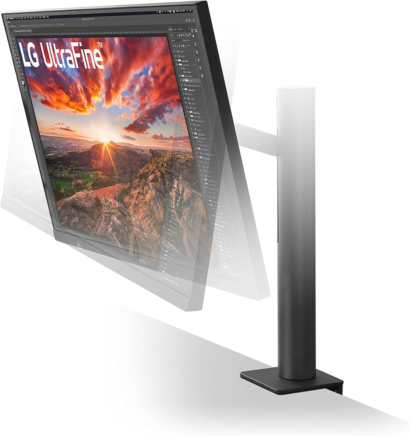 LG 27UN880P ERGO Monitor 27 UltraHD 4K LED IPS HDR 400, 3840x2160, 5ms, AMD FreeSync 60Hz, Flicker Safe, Nero LG 27UN880P ERGO Monitor 27 UltraHD 4K LED IPS HDR 400, 3840x2160, 5ms, AMD FreeSync 60Hz, Flicker Safe, Nero