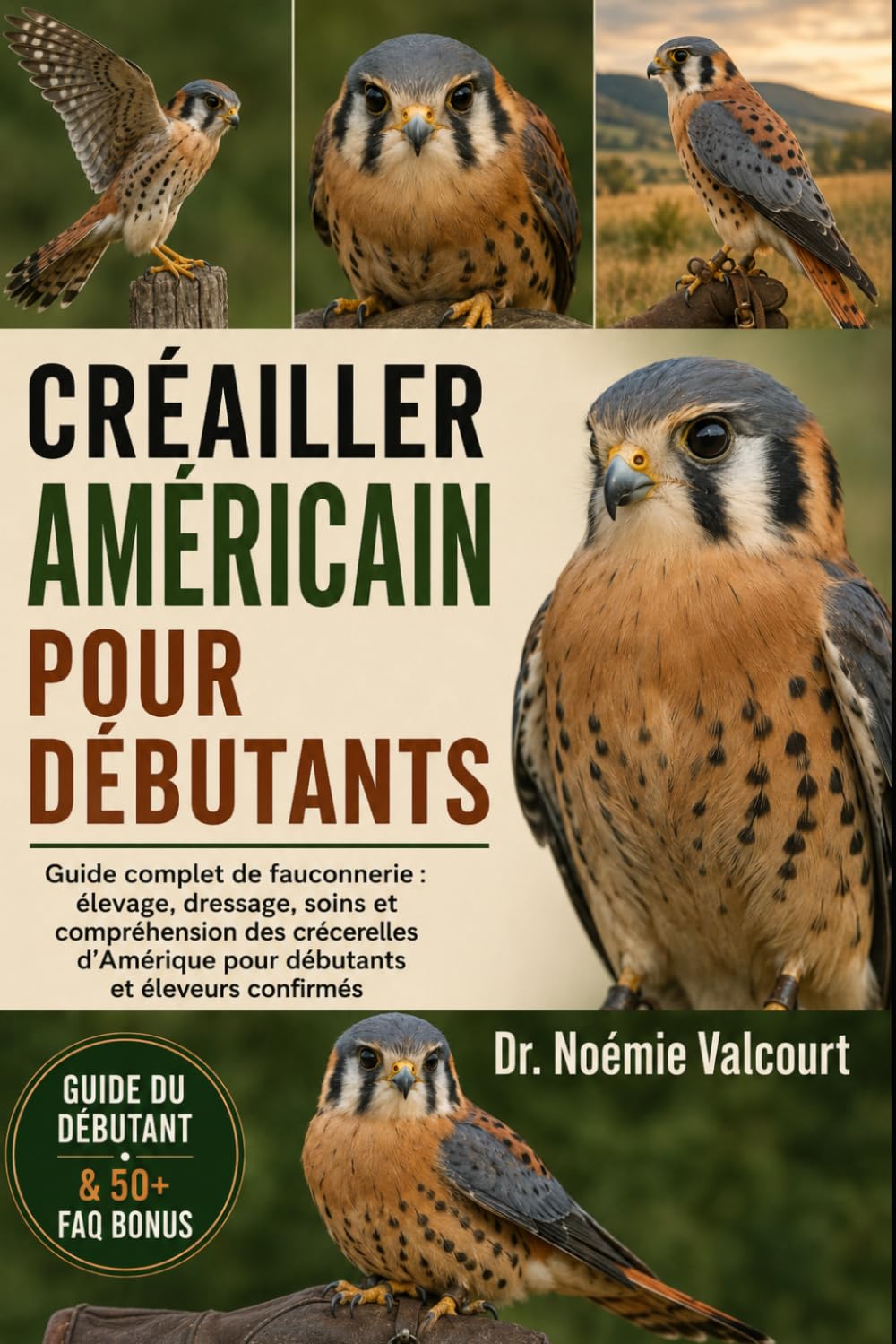 CRÉAILLER AMÉRICAIN POUR DÉBUTANTS: Guide complet de fauconnerie : élevage, dressage, soins et compréhension des crécerelles d’Amérique pour débutants et éleveurs confirmés