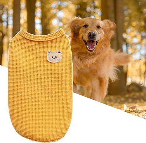 Miniatura 2 de Camiseta para perro sudadera colorida para cachorros con patrón de oso pequeño ropa transpirable para mascotas talla S M L perrito gatos uso diario