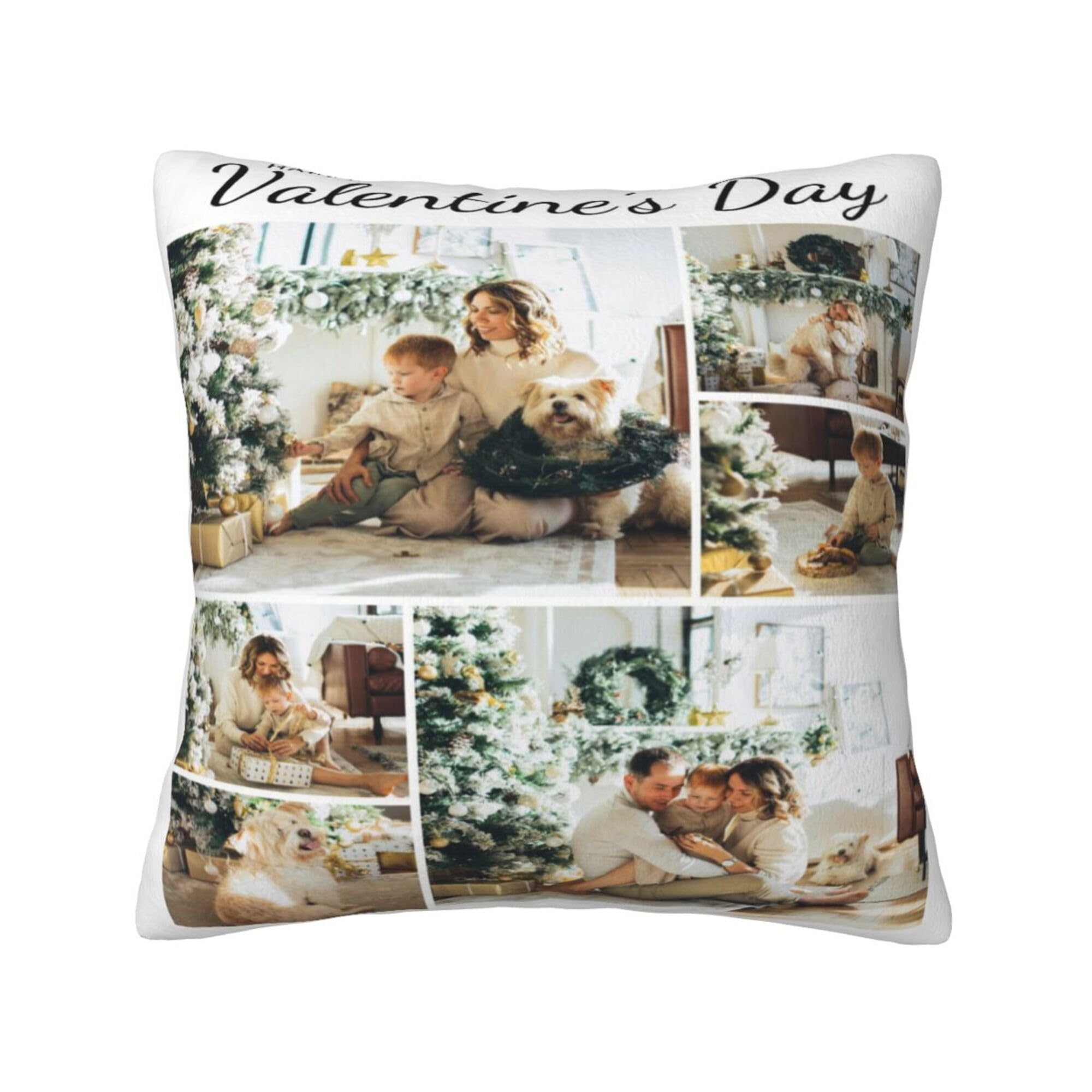 NGGBBDYGB Custom Name Pillow Cover 18x18 Personalized Pillows With Picture Face Shaped Pillow Gift