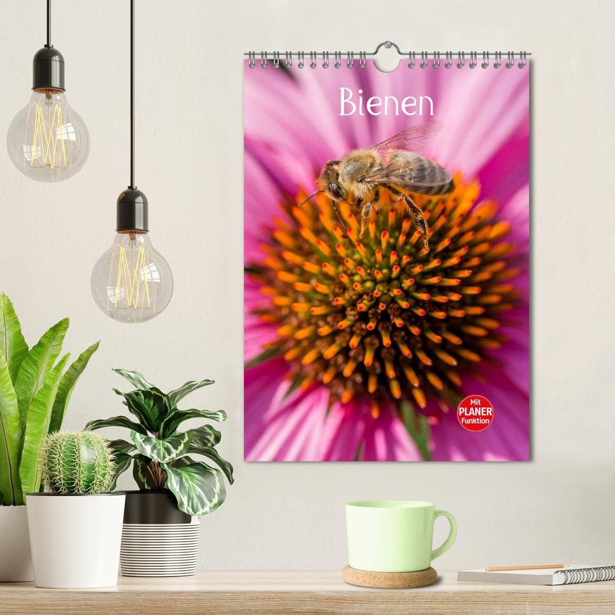 Bee planner, US-Version (Wall Calendar 2026 DIN A4 Portrait), CALVENDO 12 Month Wall Calendar