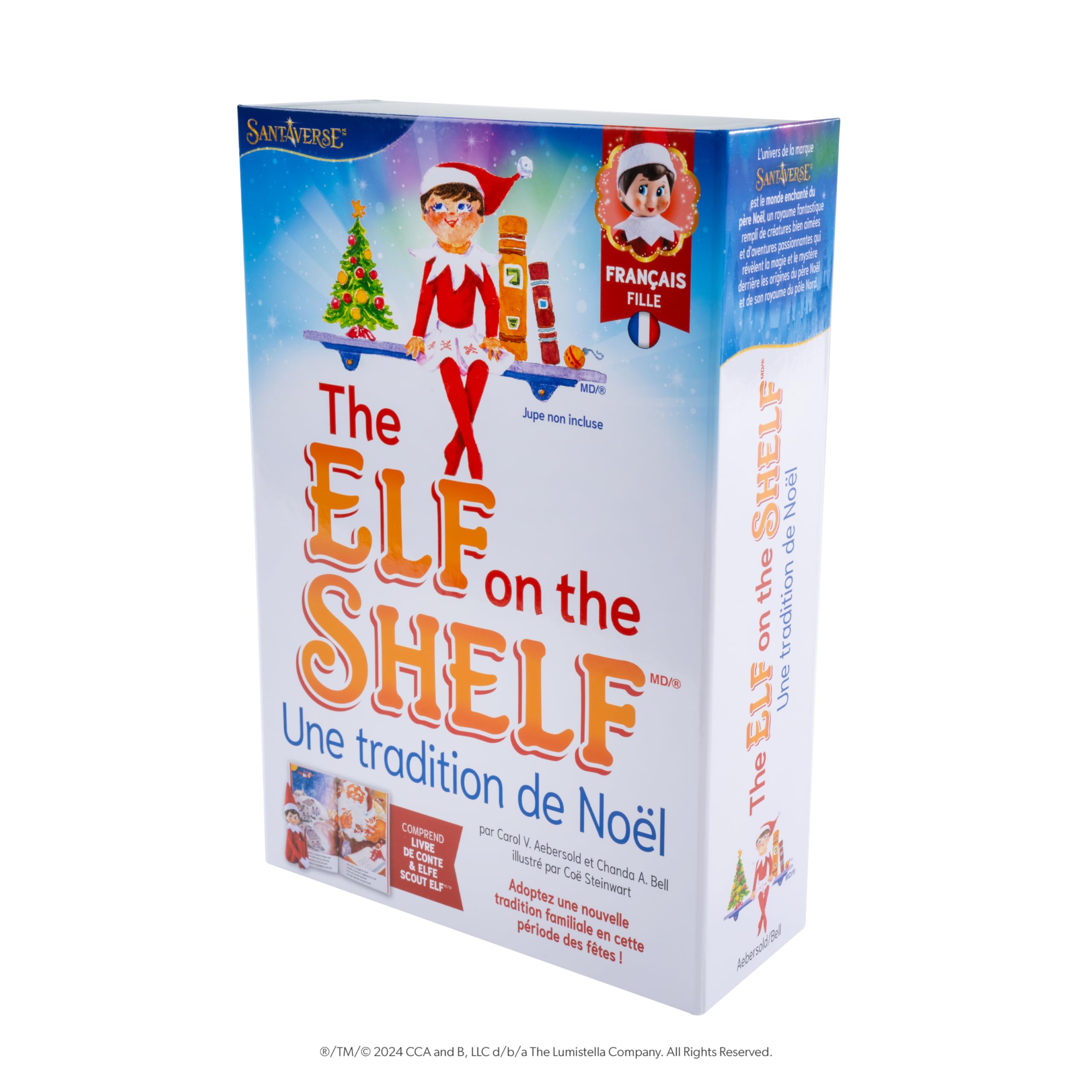 The Elf on the Shelf®: Une Tradition de Noël (Fille) Livre en