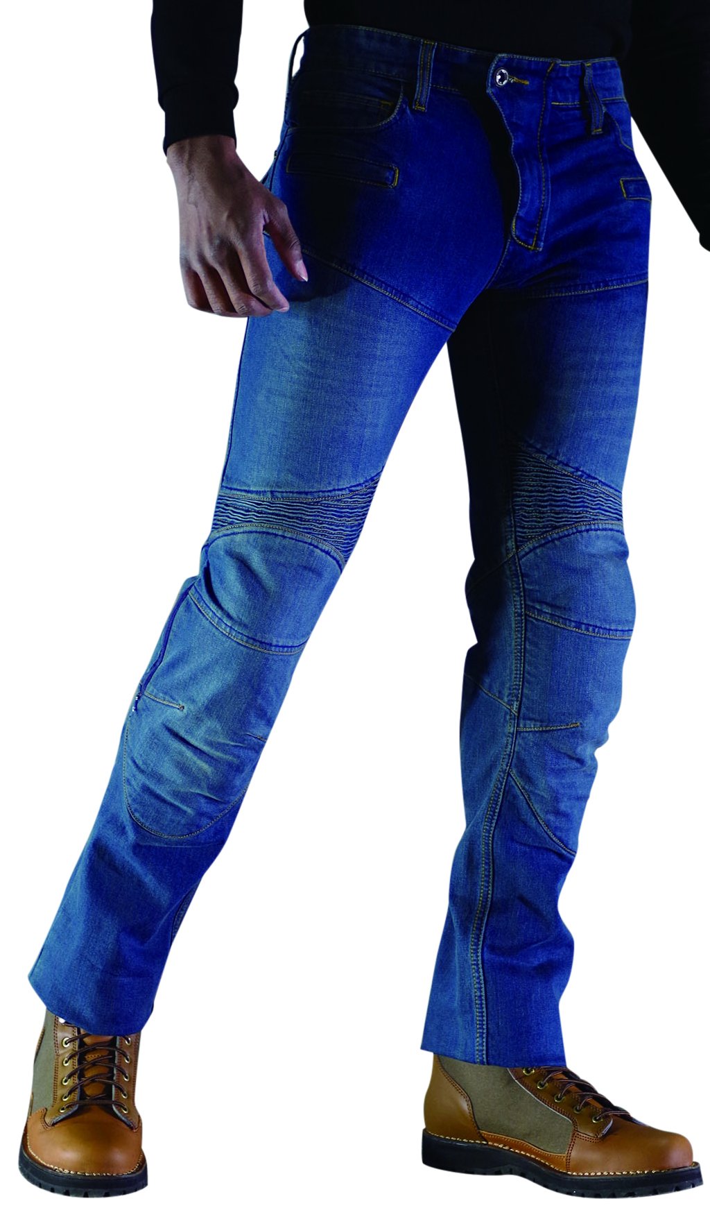 Amazon | コミネ(KOMINE) バイク用 パンツ スーパーフィットKVデニム