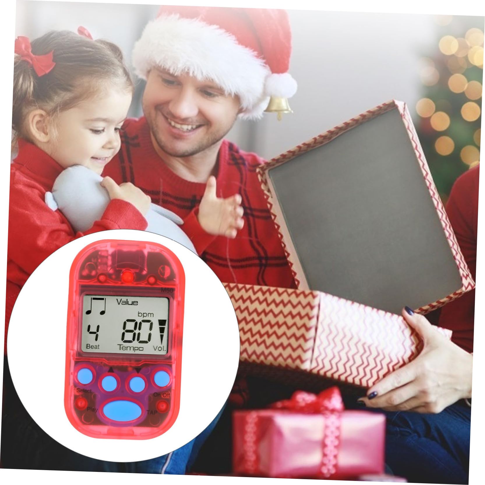 Toyvian 5stücke Tragbares Elektronisches Für Gitarre Klavier Und Violine Mini Lcd Transparent Leicht Und Multifunktional Für Musiker Und Musikschüler
