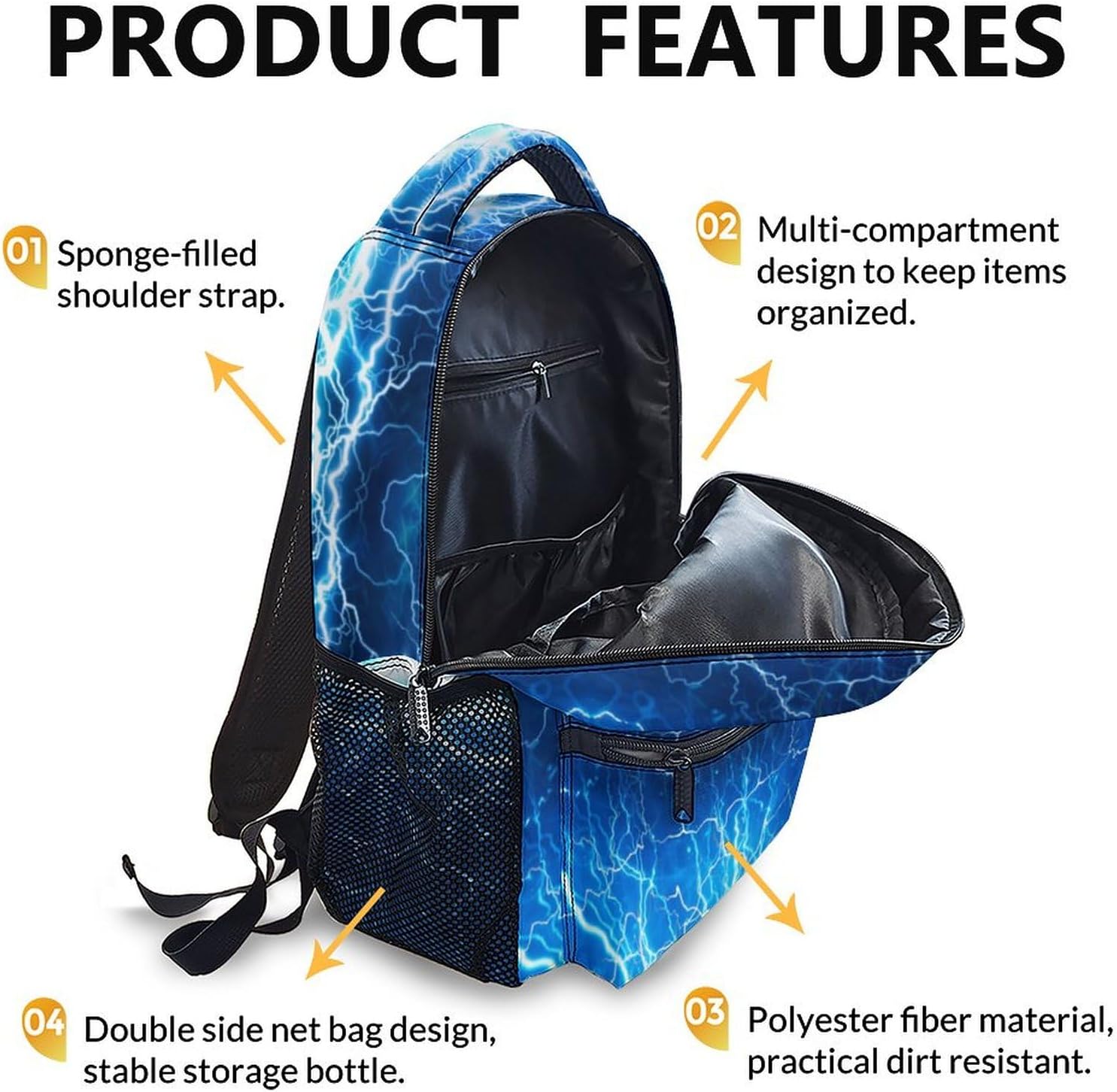 Backpack for Boys Teens, Gamer Schoolbag for Kids Kindergarten Elementary Primary Middle College, 17 Inch Lightweight Gaming Bookbag for Travel Hiking Picnic
