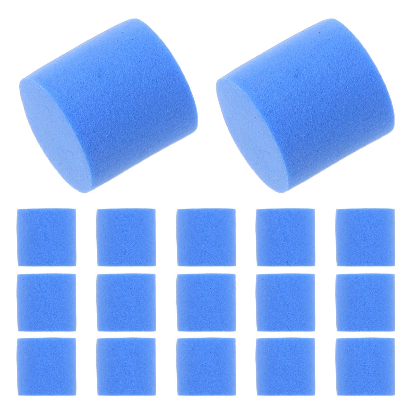 STOBAZA 20pcs Ant Test Tube Sponge Plug Water Blocking Accessory Blue