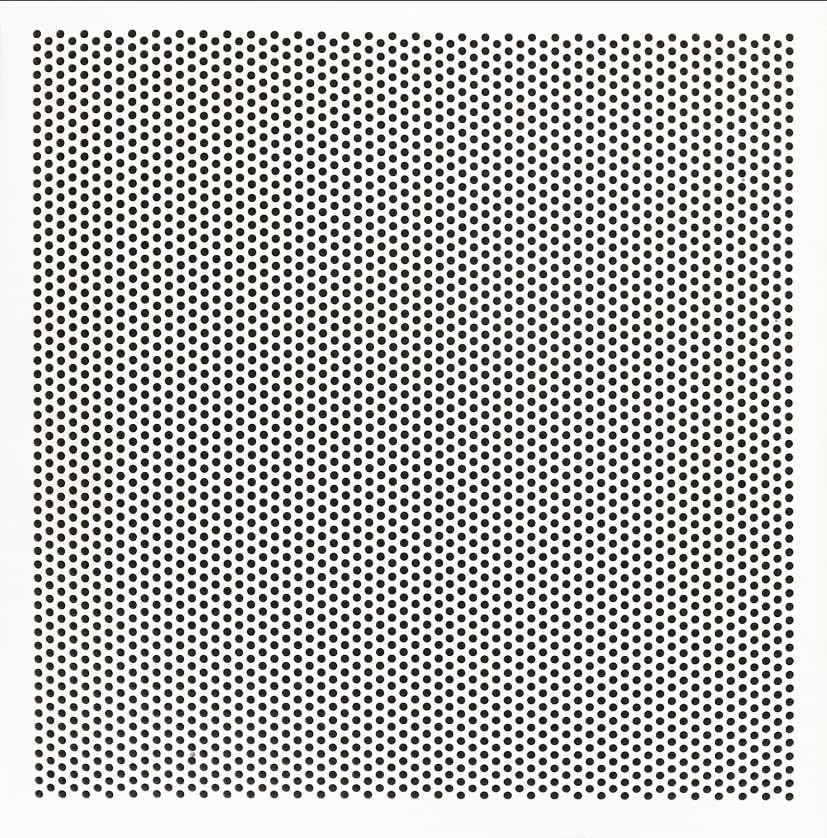 2'x2' White Plastic Perforated Tile with 1/4" Holes    -  (2-Pack)