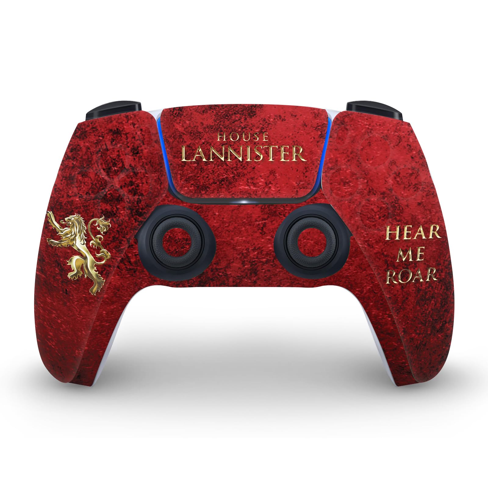 Head Case Designs sous Licence Officielle HBO Game of Thrones Maison Lannister Sceaux Et Graphismes Vinyle Plaque Frontale Autocollant De Jeu Peau Compatible avec PS5 Disc Console & DualSense