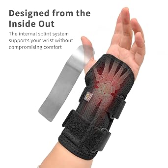 Bracoo Wrist Brace for Carpal Tunnel with Wrist Splint