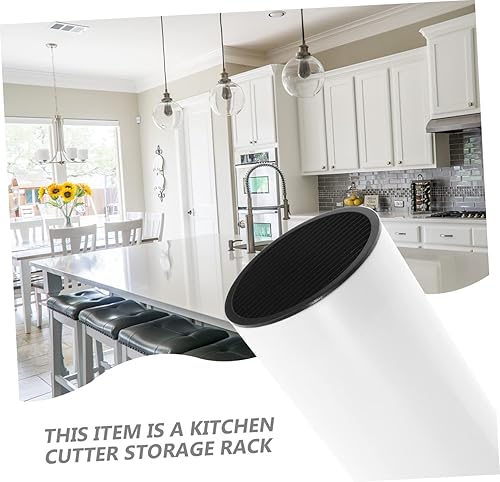 Miniatura 2 de TOGEVAL Bloques de utensilios de exhibición de plástico único confiable universal base almacenamiento para bloquear cubiertos soporte de