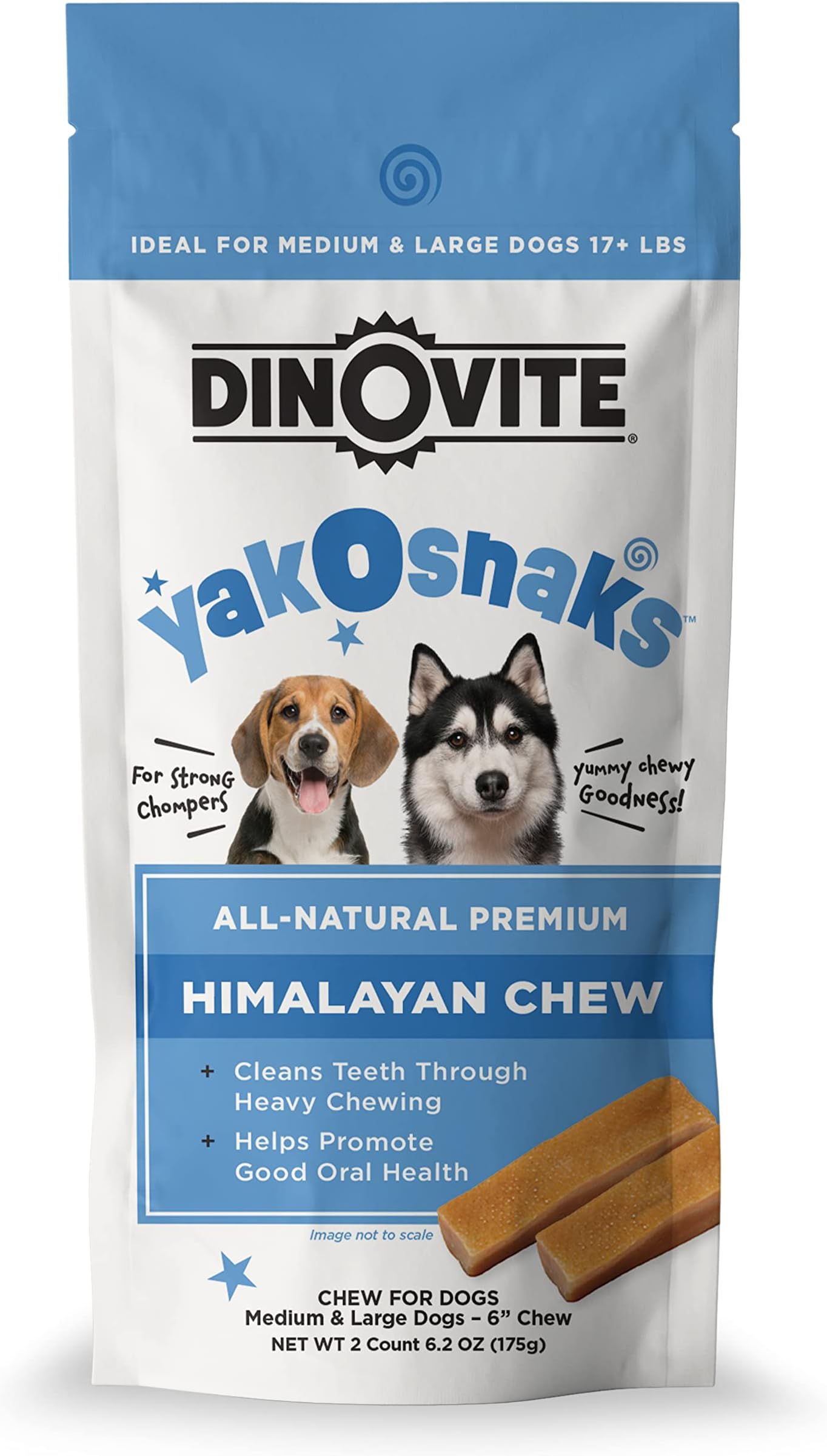 Dinovite YakoSnaks Himalayan Yak Chews for Dogs Long