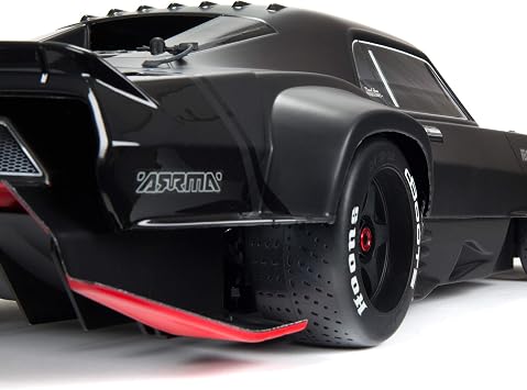 ARRMA 1/7 Felony 6S BLX Street Bash All-Road Muscle Car RTR (Ready-to-Run Transmitter and Receiver Included, Batteries and Charger Required), Black, ARA7617V2T1