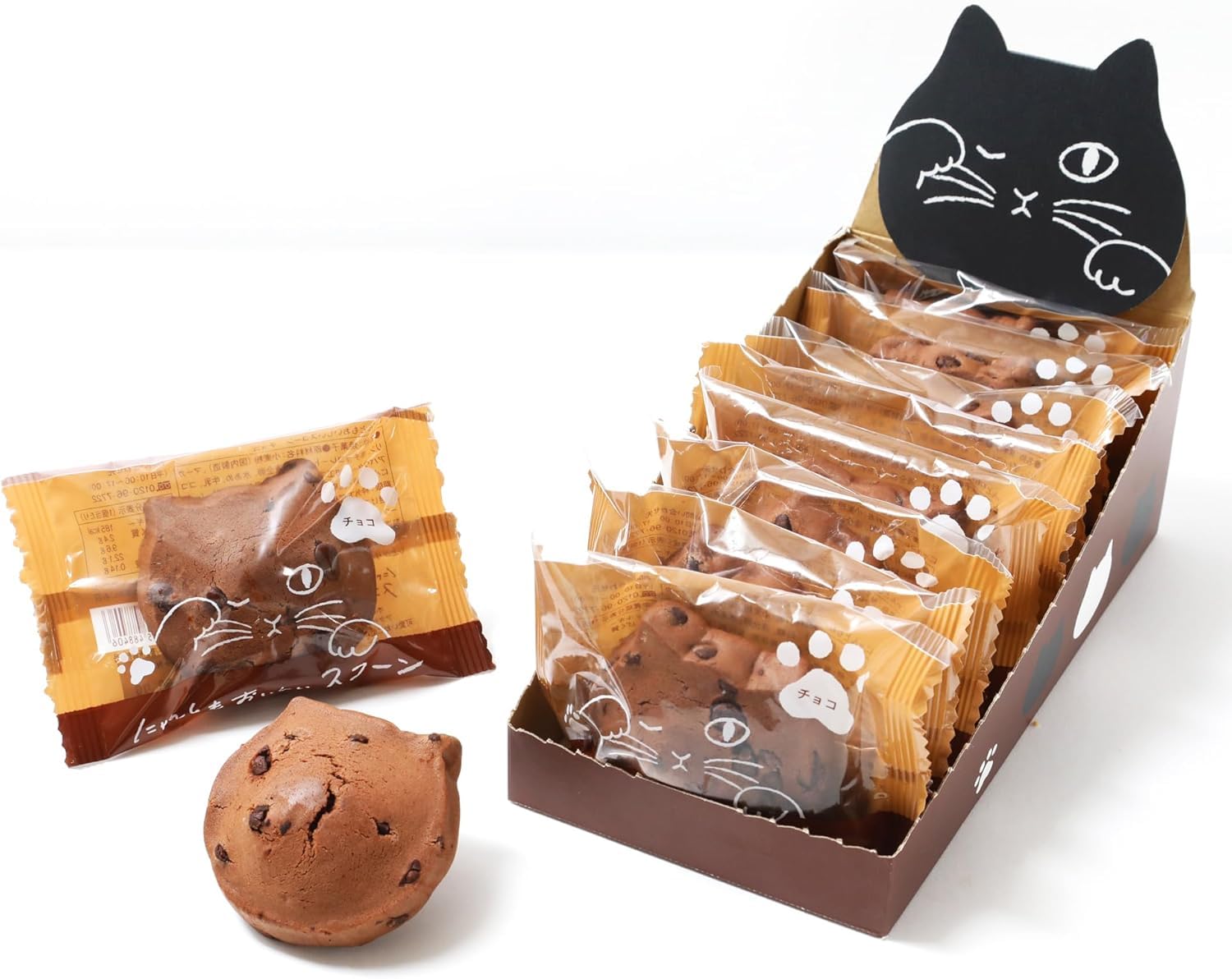 Seidigu オールハーツ・カンパニー にゃんともおいしいスコーン チョコ 8袋