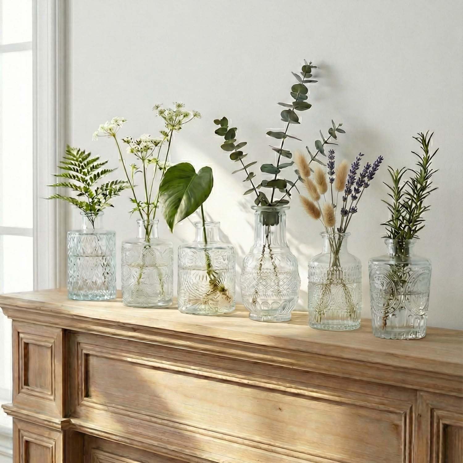 Bulk Glass Bud Vases - Wedding & Baby Shower Decor -3 Bulk Glass Bud Vases - Wedding & Baby Shower Decor -3
