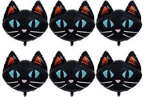 25.6" Black Cat Halloween Balloon: Purrfect Party Décor