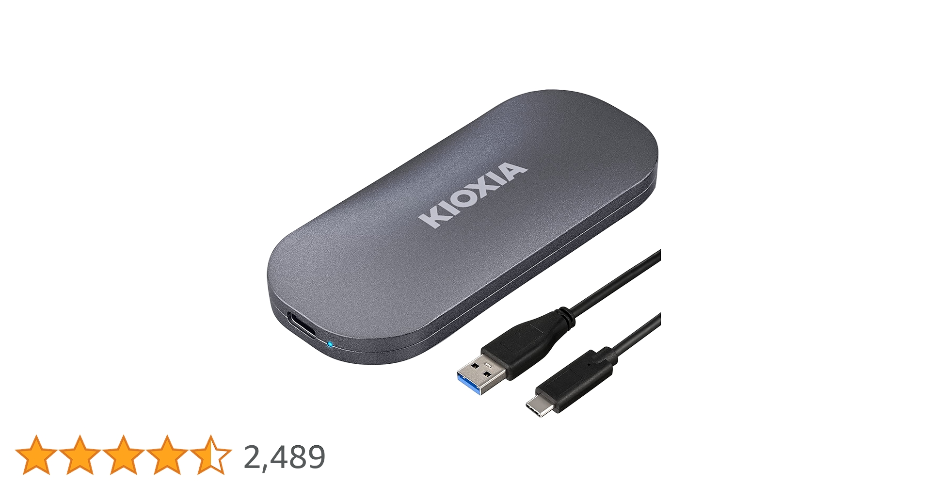 Buffalo - KIOXIA USB 3.2(Gen 2)対応 外付けSSD 1TB KIOXIA SSDPKP1.0U3G2B 外付けSSD 1TB USB 3.2(Gen 2) Windows