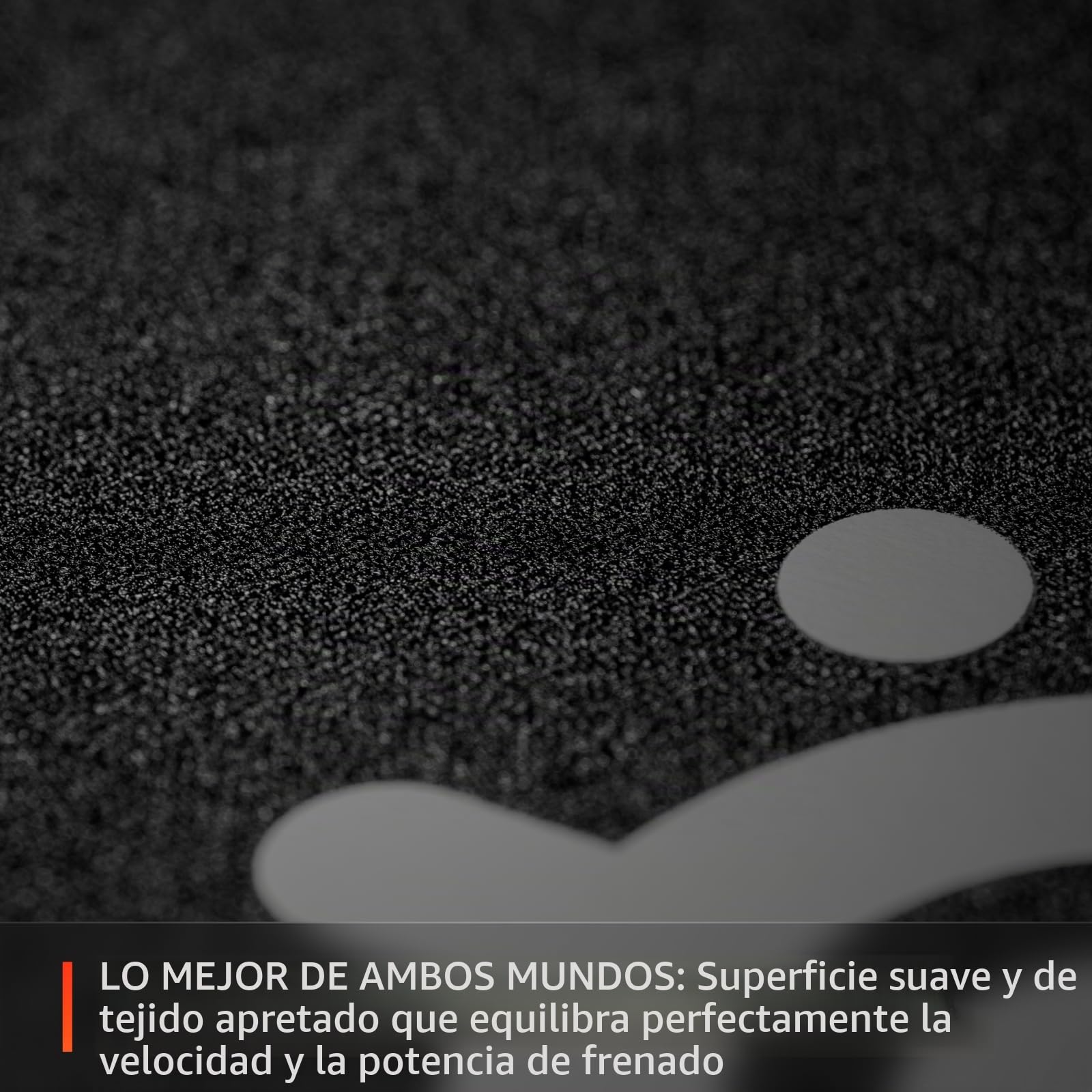 SteelSeries QcK XL Performance Balance - Alfombrilla de Mouse para Juegos, Densidad Extra para un Deslizamiento Suave, Costuras de Borde de Perfil bajo, Base de Goma de Neopreno Antideslizante, 15.75