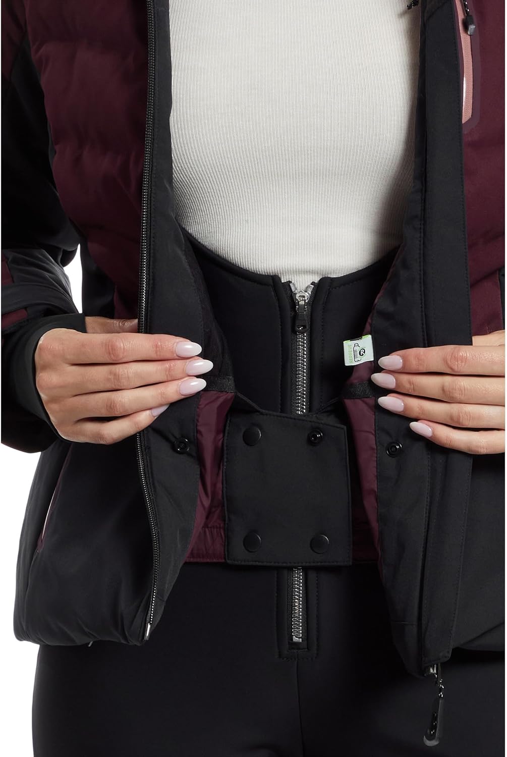 Obermeyer Womens Cosima Down Ski Jacket, 550-fill Duck Insulation, Waterproof for Snow and Skiing - Image 3