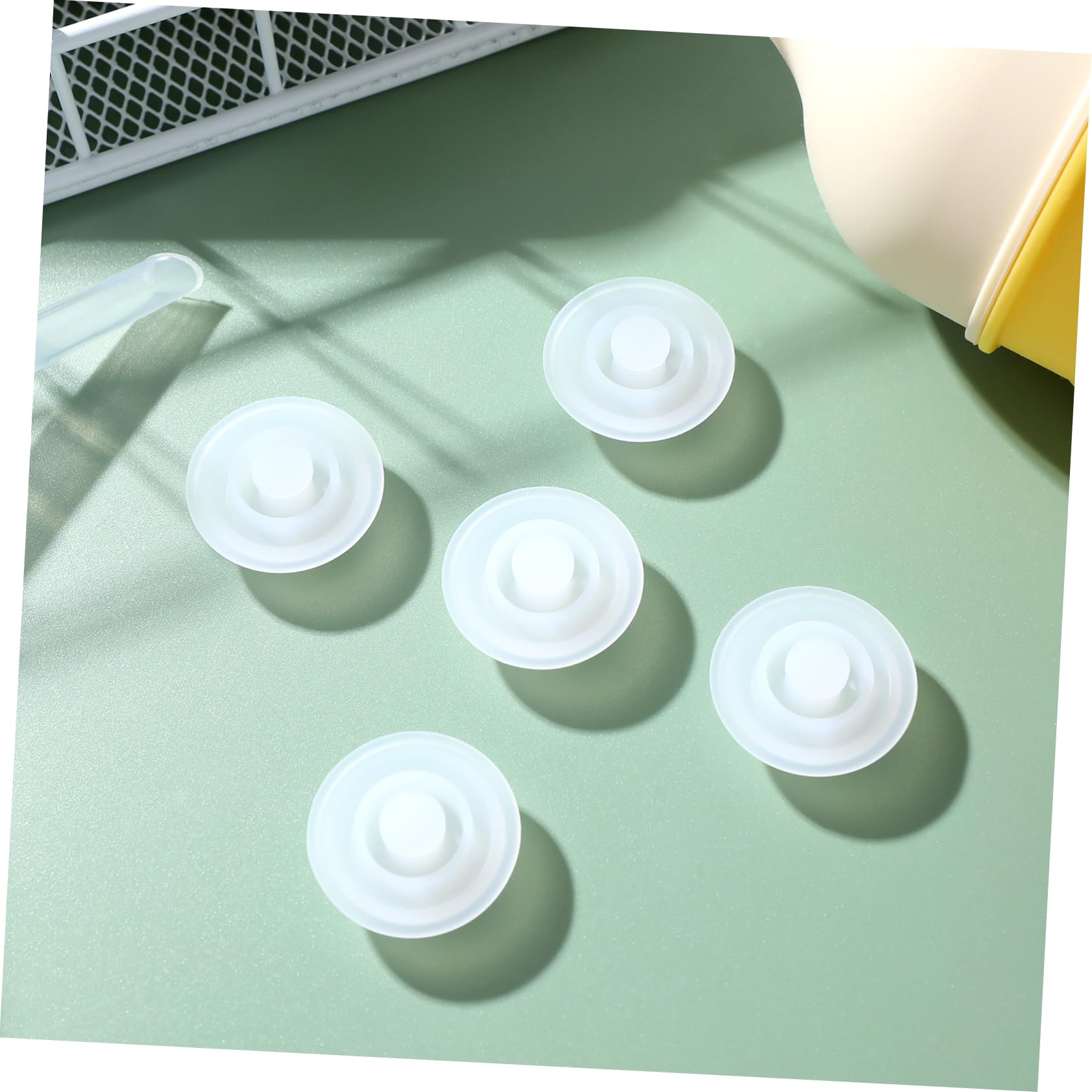 5Pezzi Tappi Silicone Antiveloce Per Bottiglie Per Borracce Termiche e Accessori Impermeabili e Perdite Per Sport e Viaggio