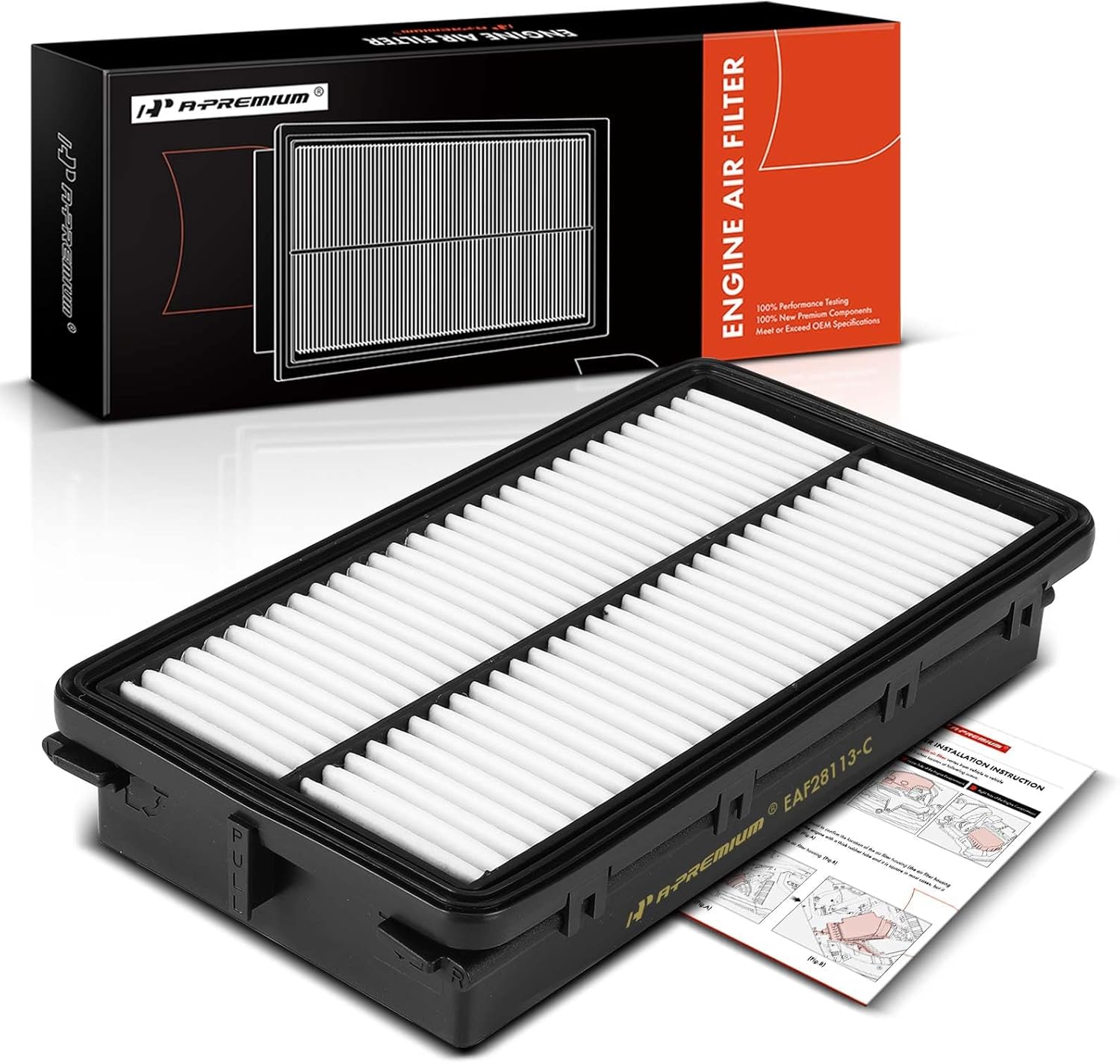 A-Premium Engine Air Filter Compatible with Genesis GV70 2022 2023 2024, 2.5L, Replace# 28113AR100