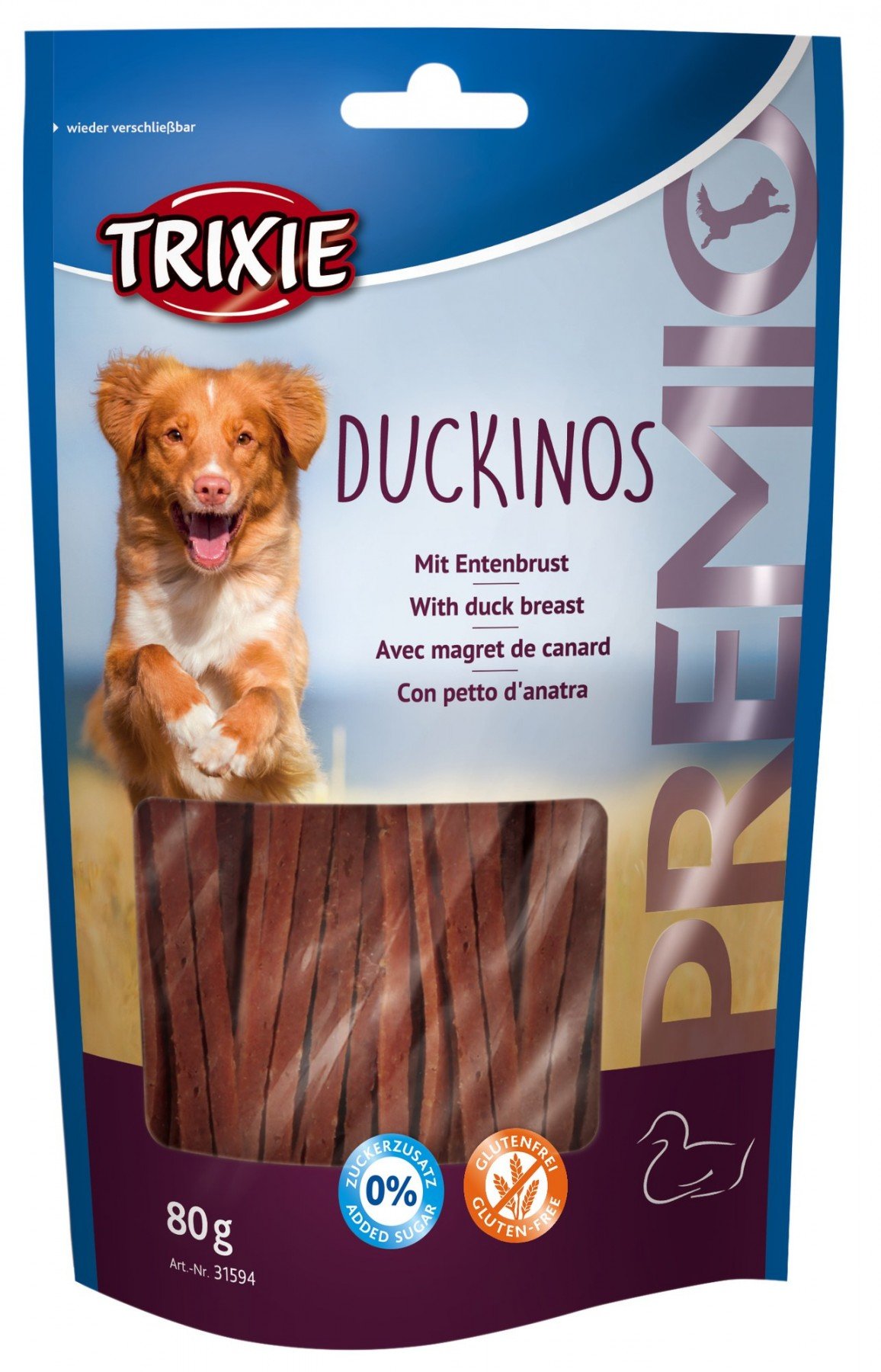 Trixie TX-31594 - Premio Duckinos, 80 g (1er Pack)