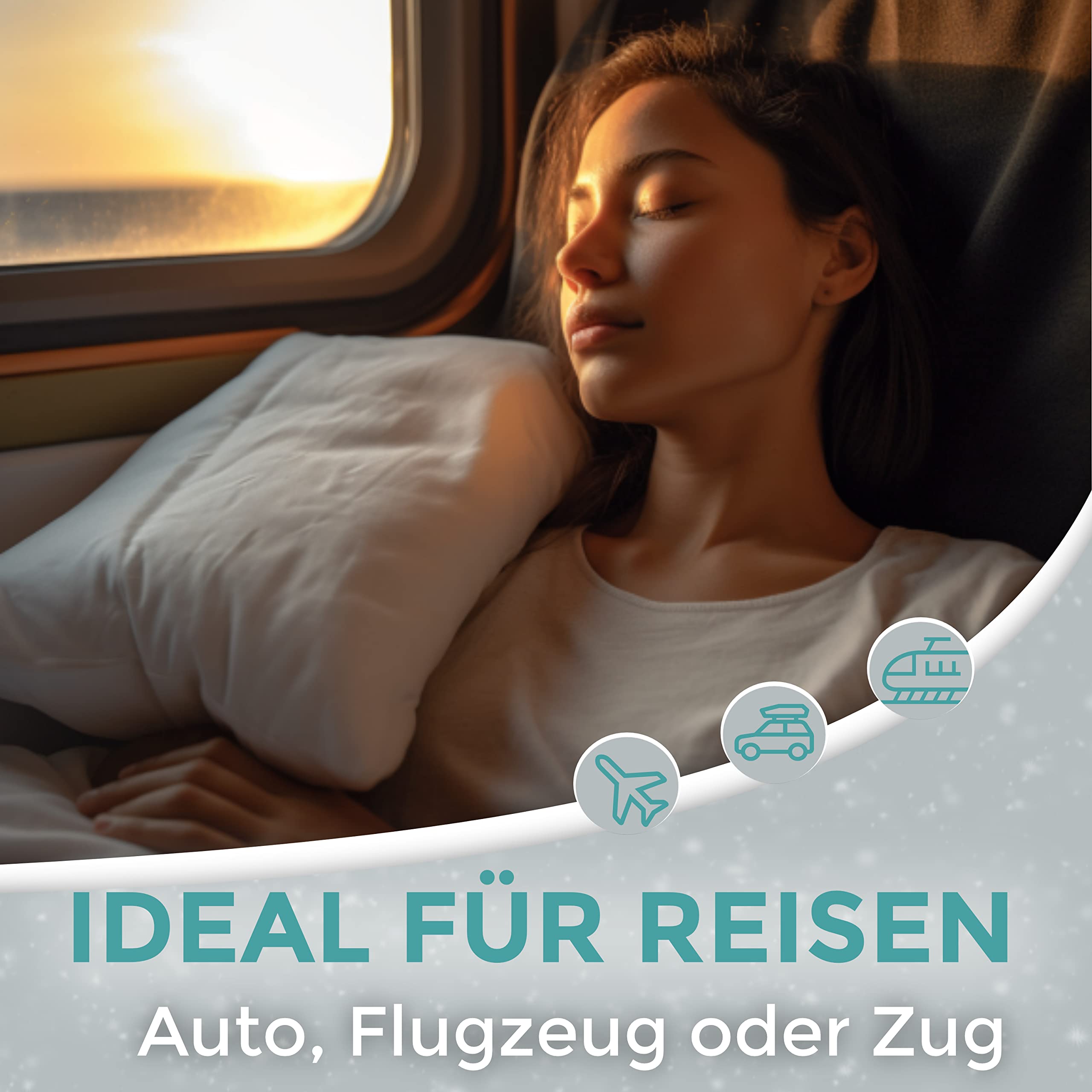 Luxusfeder Daunenkissen 40x40cm - Bezug 100% Baumwolle - Kopfkissen mit Daunenfüllung 200g - Daunen Kissen - Sofakissen, Kissenfüllung, Kisseninlett