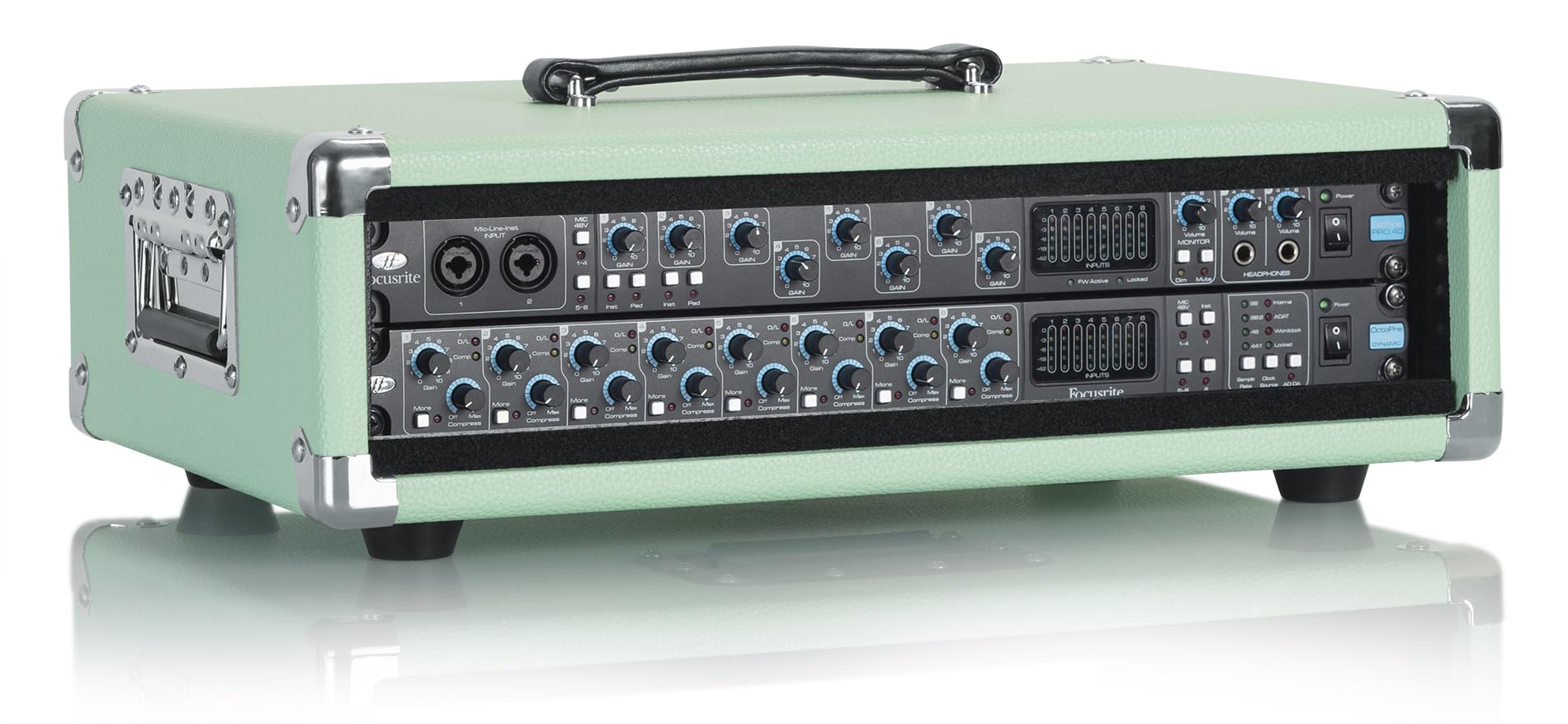 GATOR GR-RETRORACK-2SG アンプ風ラックケース 2U シーフォーム 