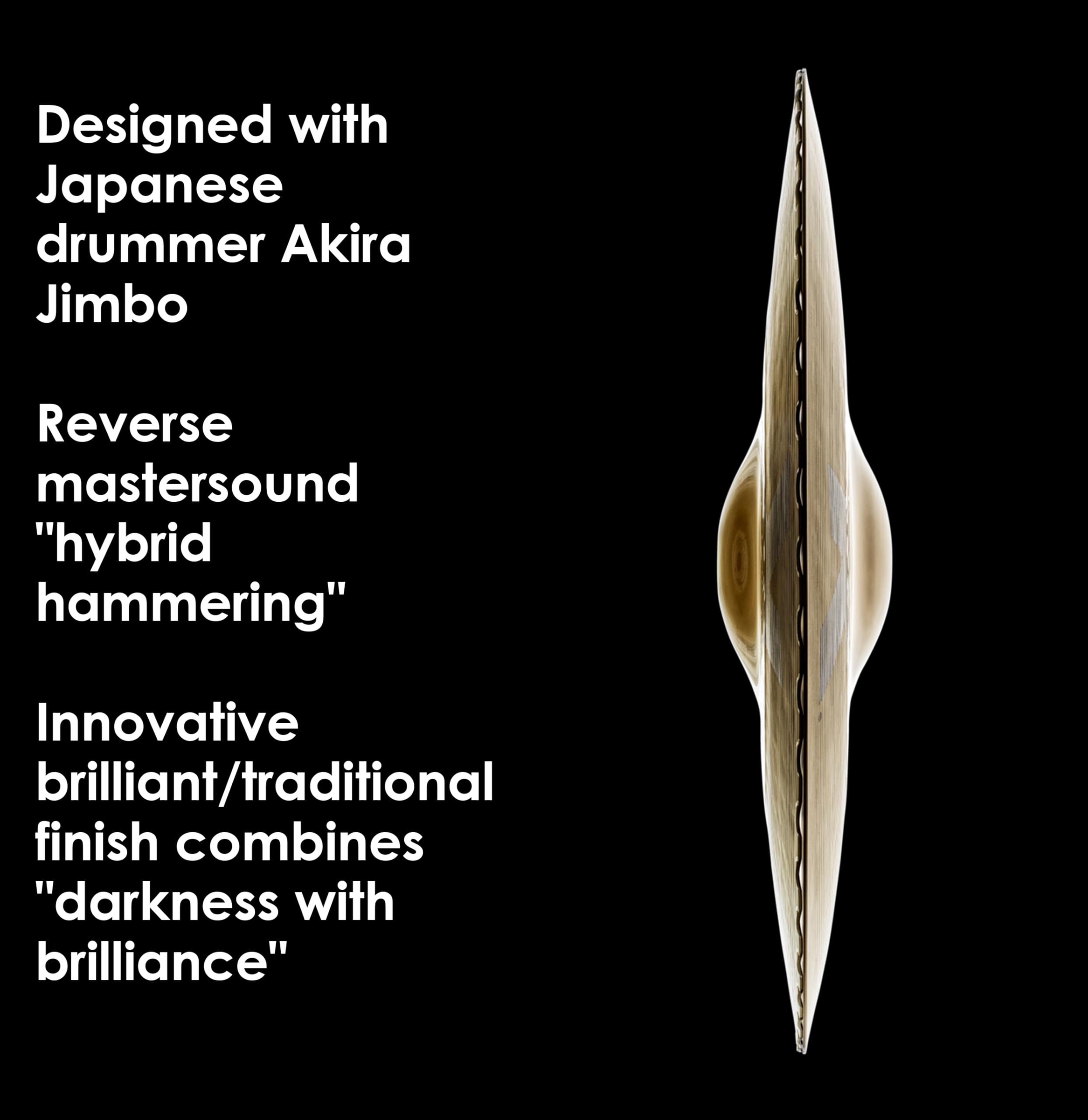 Zildjian K1224 Custom Hybrid Hi-Hat 14"