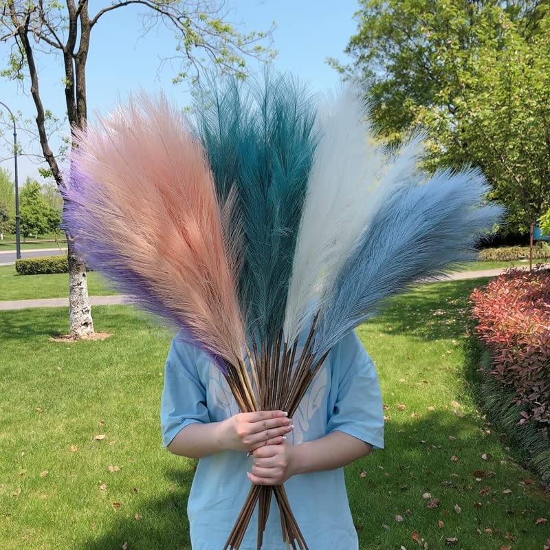 Pampas Grass Large Ramo Artificial 120 cm miniatura 5