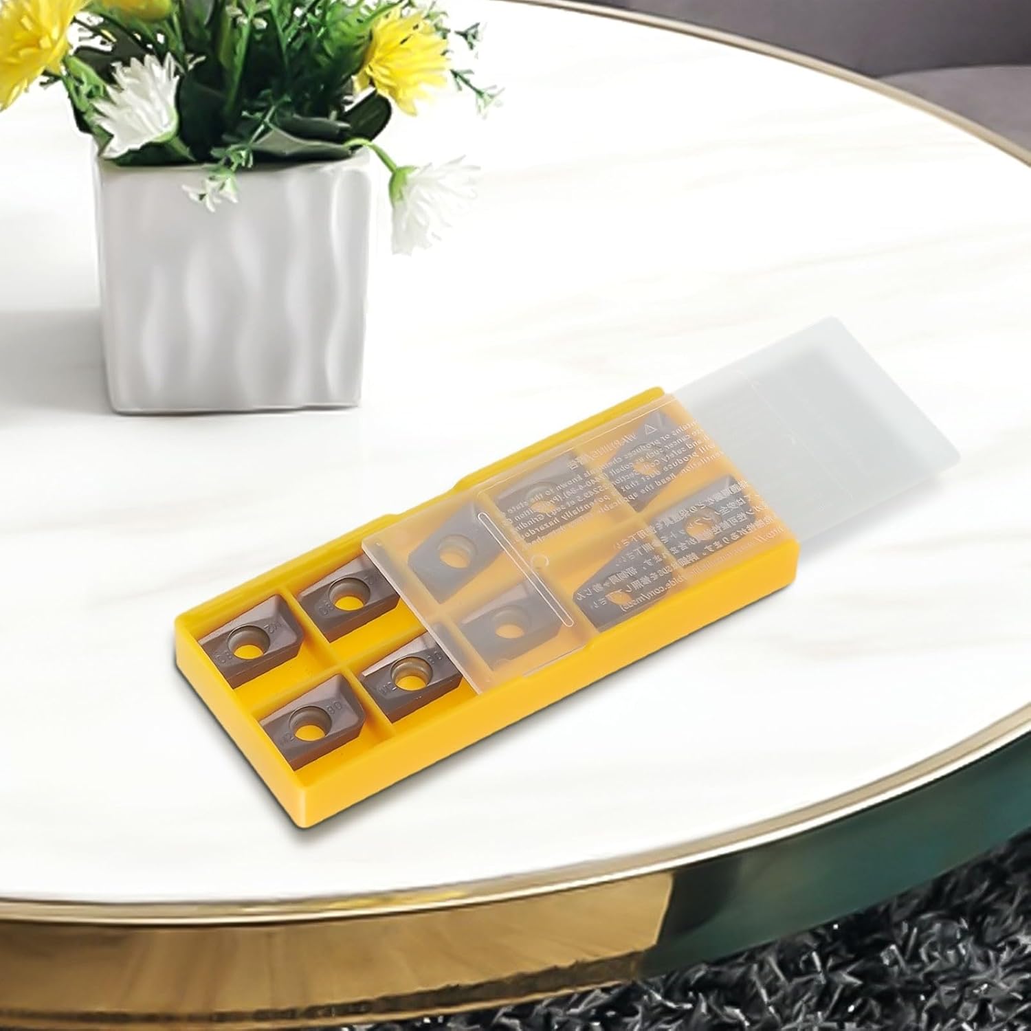 APMT1604PDER 1135 Carbide Insert For APKT 400R, HRC65 Hardness, Indexable Milling Cutter Turning Tool, 10-Piece Set