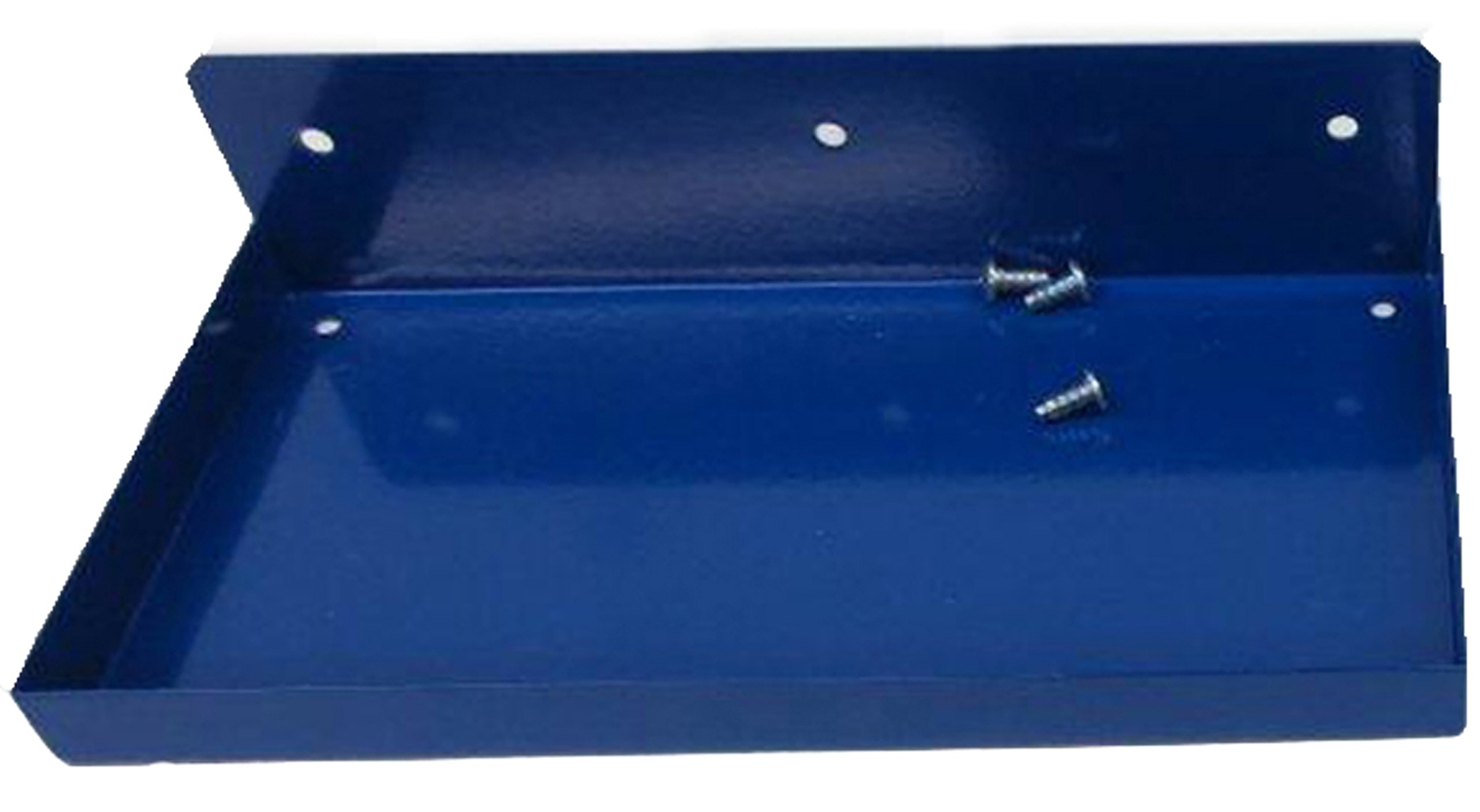 Triton Products 76126 Epoxy Coated Steel Shelf for DuraBoard Pegboard, 12-Inch x 6-Inch, Deep Blue