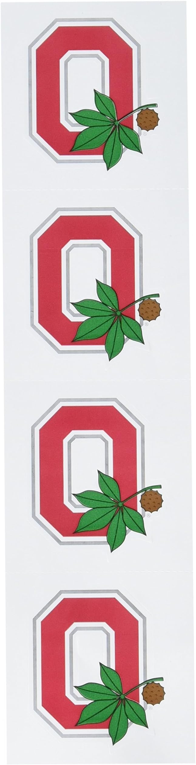 Sports Solution Ohio State O with Buckeye Logo Sticker