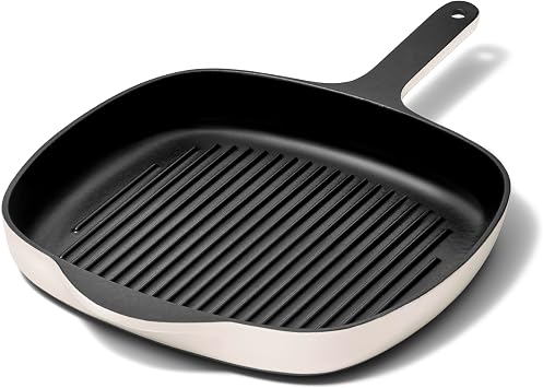 Caraway Enameled Cast Iron 10.5 Grill Pan