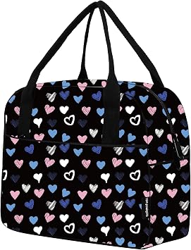 VLM Lunch Bag,Lunch Box for Women Men,Reusable Insulated Lunch Tote,Small Leakproof Cute Lunch Cooler with High Capacity for Work,Picnic,Camping