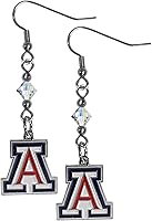 Vista 4 de Siskiyou Sports Pendientes colgantes de cristal de la NCAA