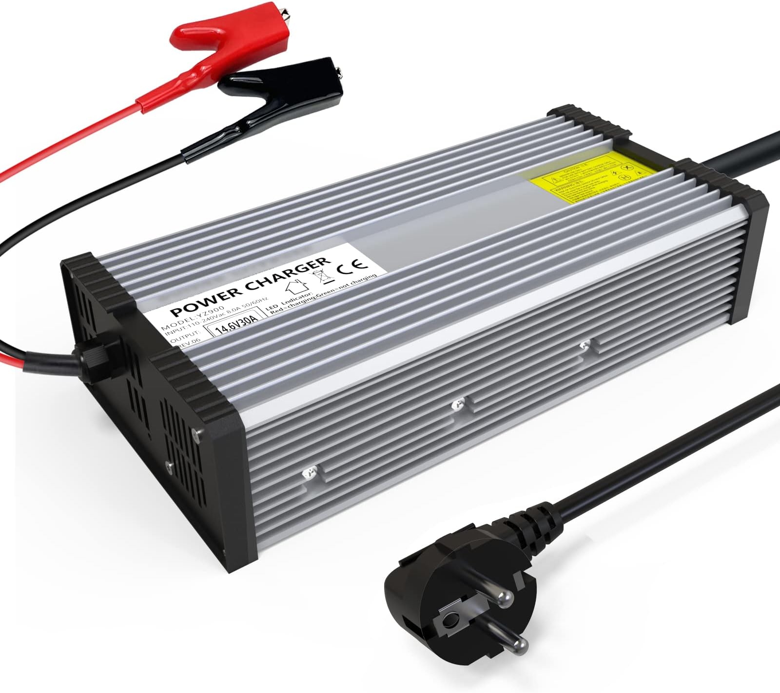 LiFePO4 Ladegerät 14.6V 60A - Intelligentes Batterieladegerät Für Auto Und Boot