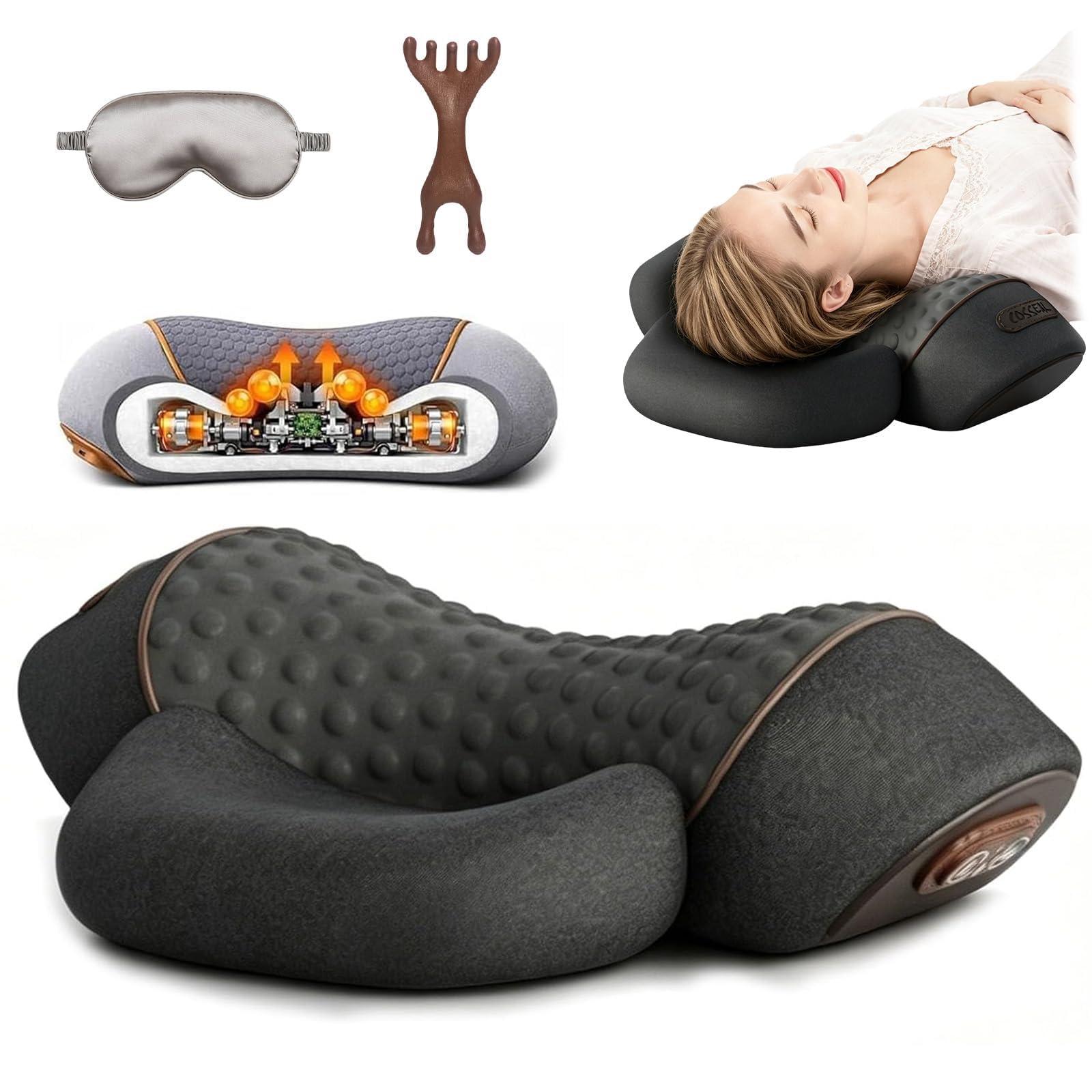 2027 Revitool PhysioRest 3in 1 Massagekissen, 39° Winkel Revitool Nacken